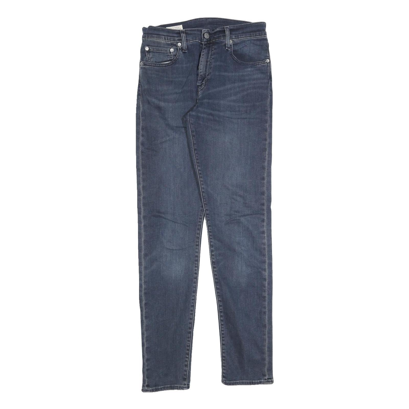 LEVI'S 512 BIG E Mens Jeans Blue Slim Skinny Denim Dark W30 L31 Zip Cotton Blend Refurbished - N/A refurbished available on Cerqular