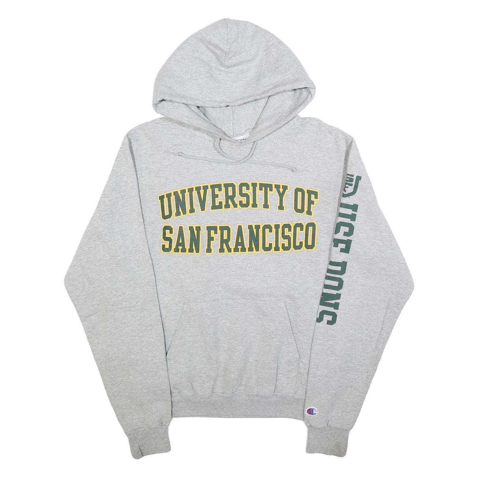 Buy CHAMPION Mens Grey University Of San Francisco Pullover Hoodie S USF Logo Refurbished - $33.79 CHAMPION Mens Grey University Of San Francisco Pullover Hoodie S USF Logo Refurbished - N/A refurbished available on Cerqular