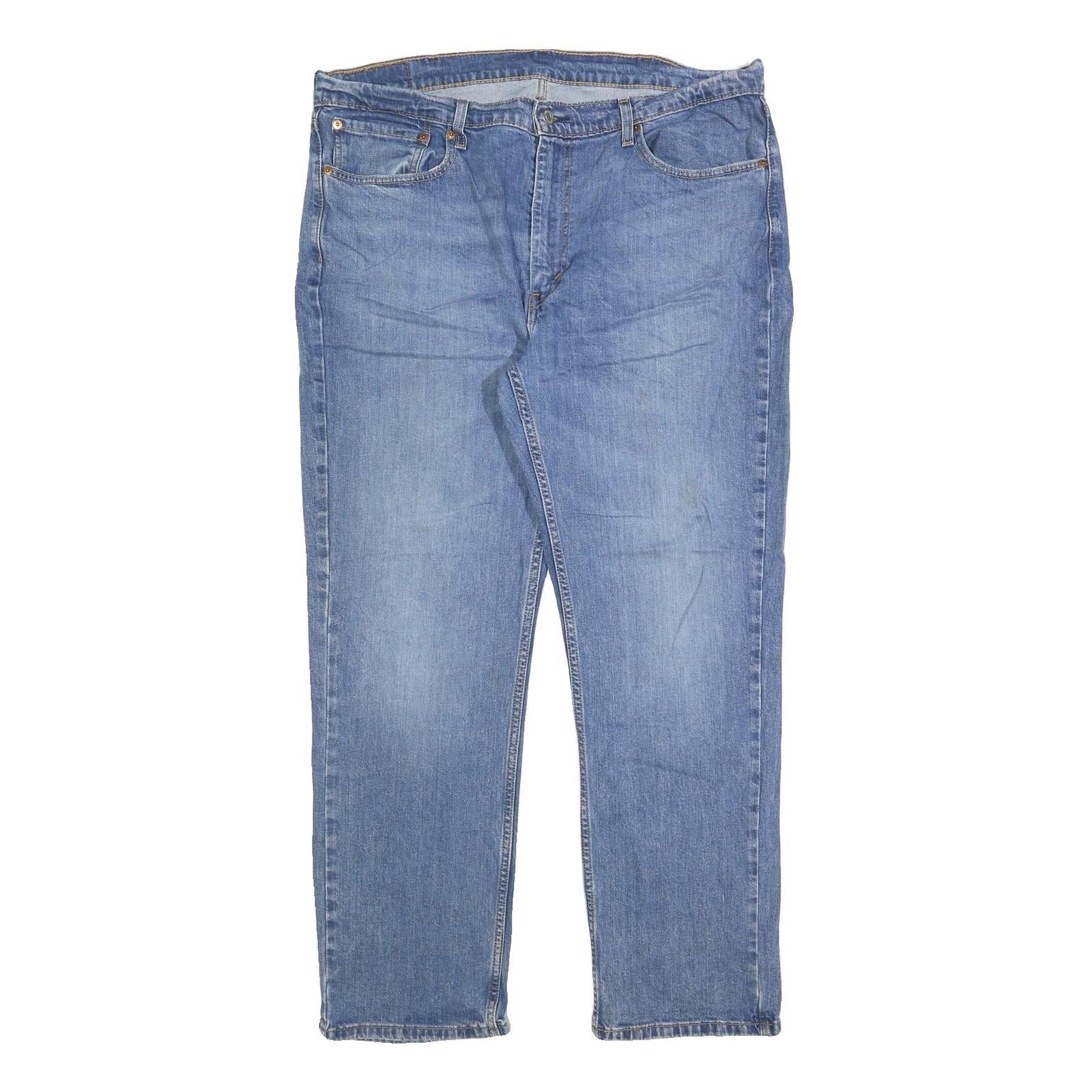 LEVI'S 514 Classic Mens Jeans Blue Classic Straight Denim Medium W38 L30 Zip Refurbished - N/A refurbished available on Cerqular