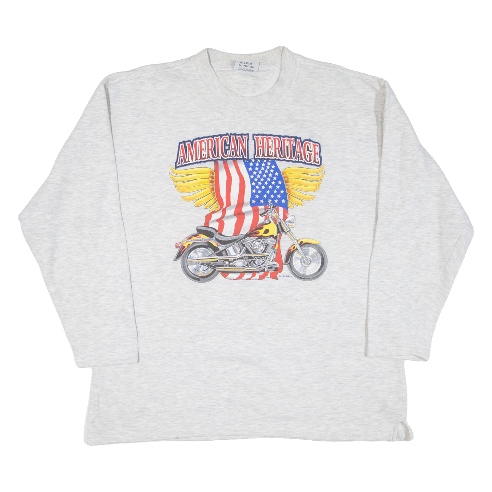 DETTO FATTO American Heritage Mens Sweatshirt Grey USA XL Refurbished - N/A refurbished available on Cerqular