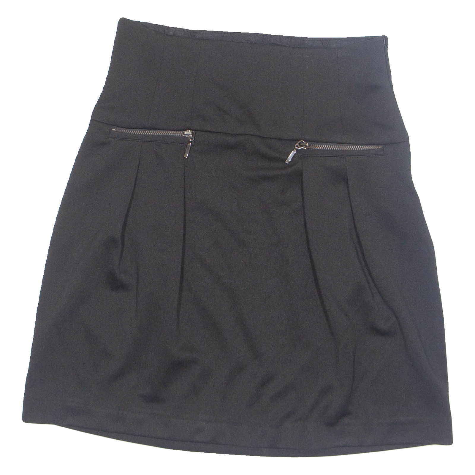 ZARA Womens A-Line Skirt Black Short XS Refurbished - N/A refurbished available on Cerqular