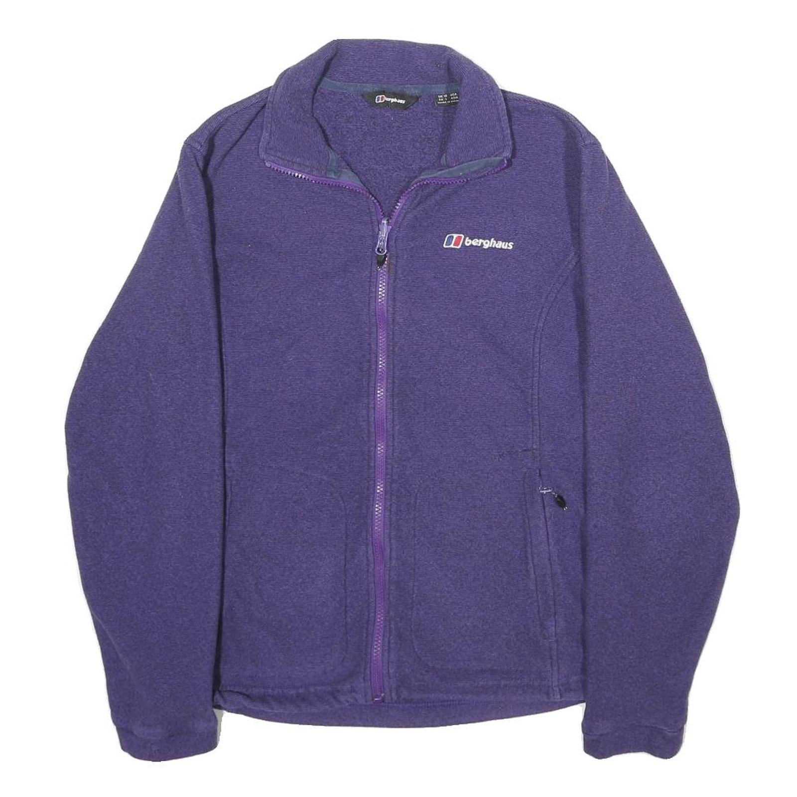 BERGHAUS Womens Purple Jacket UK 10 Polyester Zip Long Sleeve Casual Outdoor Refurbished - N/A refurbished available on Cerqular