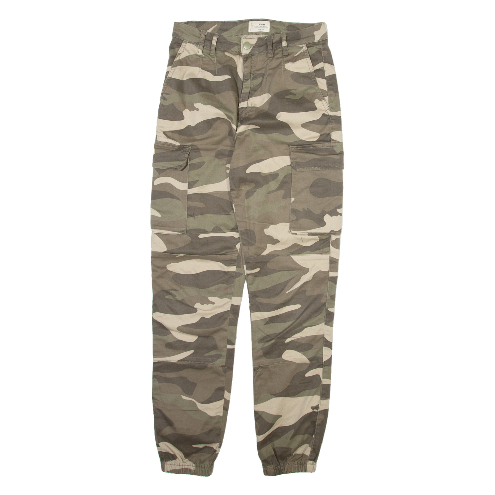 Buy DENIM COLLECTION Camo Cargo Womens Trousers Beige Regular Tapered W26 L28 Refurbished - $23.39 DENIM COLLECTION Camo Cargo Womens Trousers Beige Regular Tapered W26 L28 Refurbished - N/A refurbished available on Cerqular