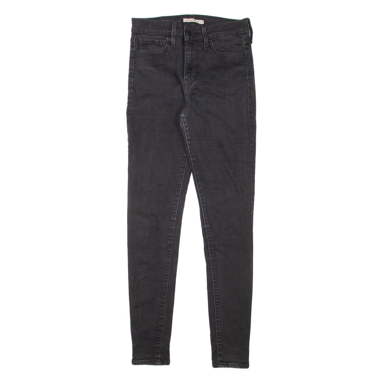 LEVI'S 720 High Rise Womens Jeans Black Slim Skinny W28 L32 Refurbished - N/A refurbished available on Cerqular