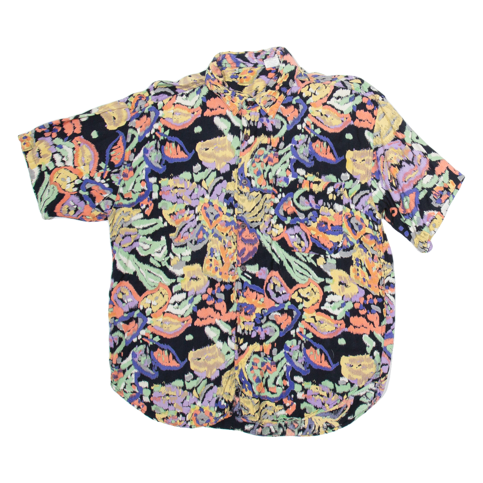 Mens Shirt Black Floral L Refurbished - N/A refurbished available on Cerqular