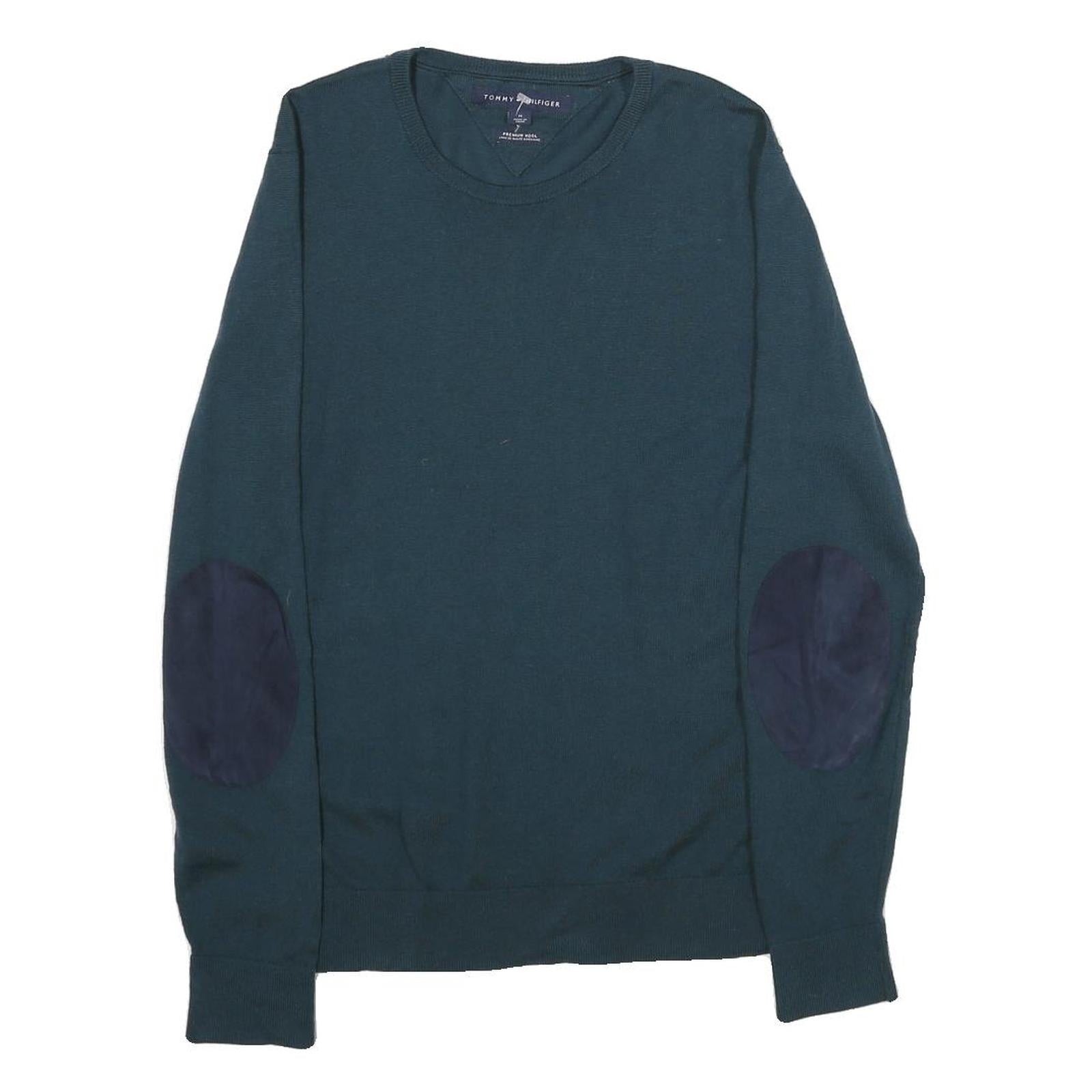 Buy TOMMY HILFIGER Mens Blue Plain Wool Crew Neck Basic Knit Jumper M Classic Refurbished - $40.29 TOMMY HILFIGER Mens Blue Plain Wool Crew Neck Basic Knit Jumper M Classic Refurbished - N/A refurbished available on Cerqular