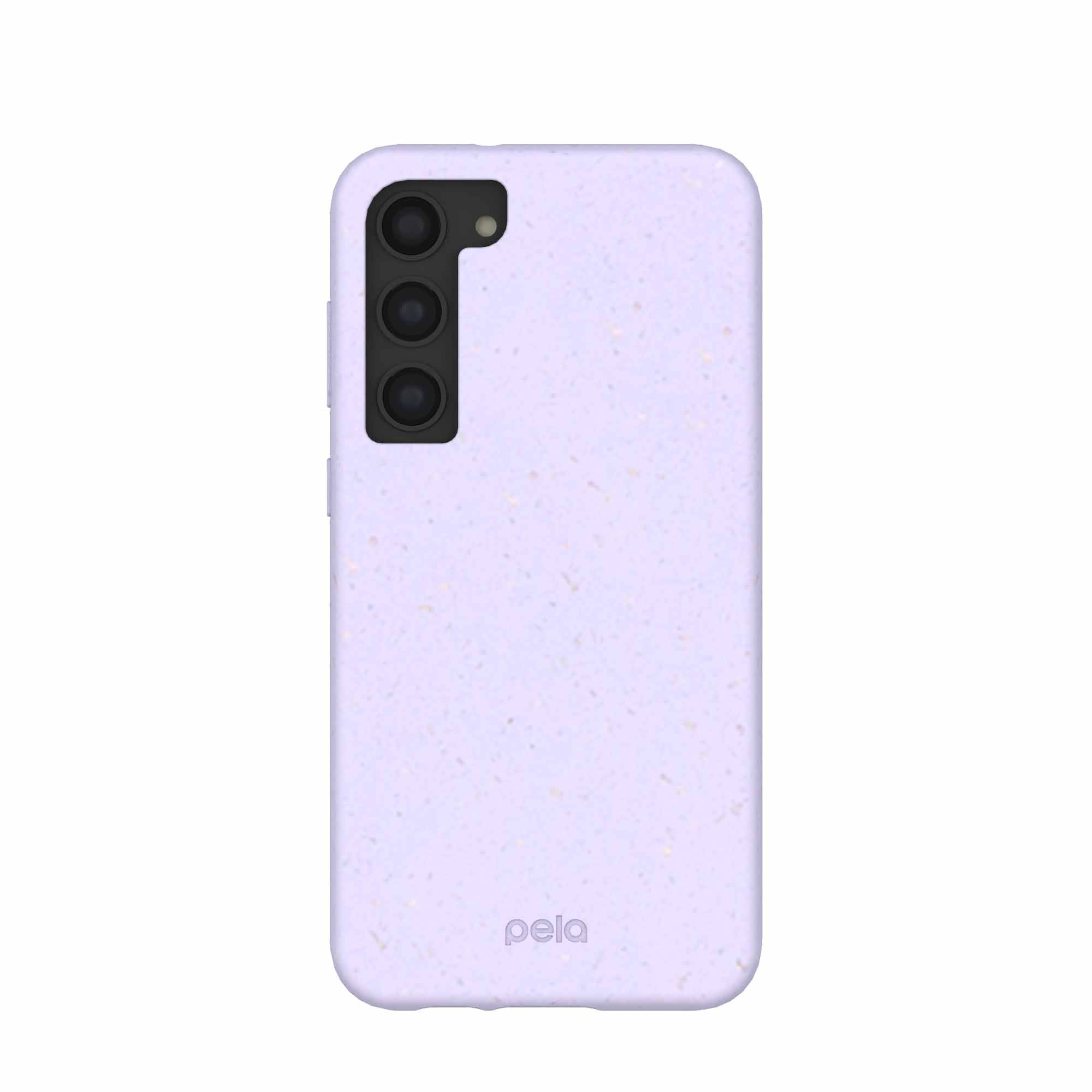 Lavender Samsung S23+(Plus) Phone Case Refurbished - Pela Case refurbished available on Cerqular