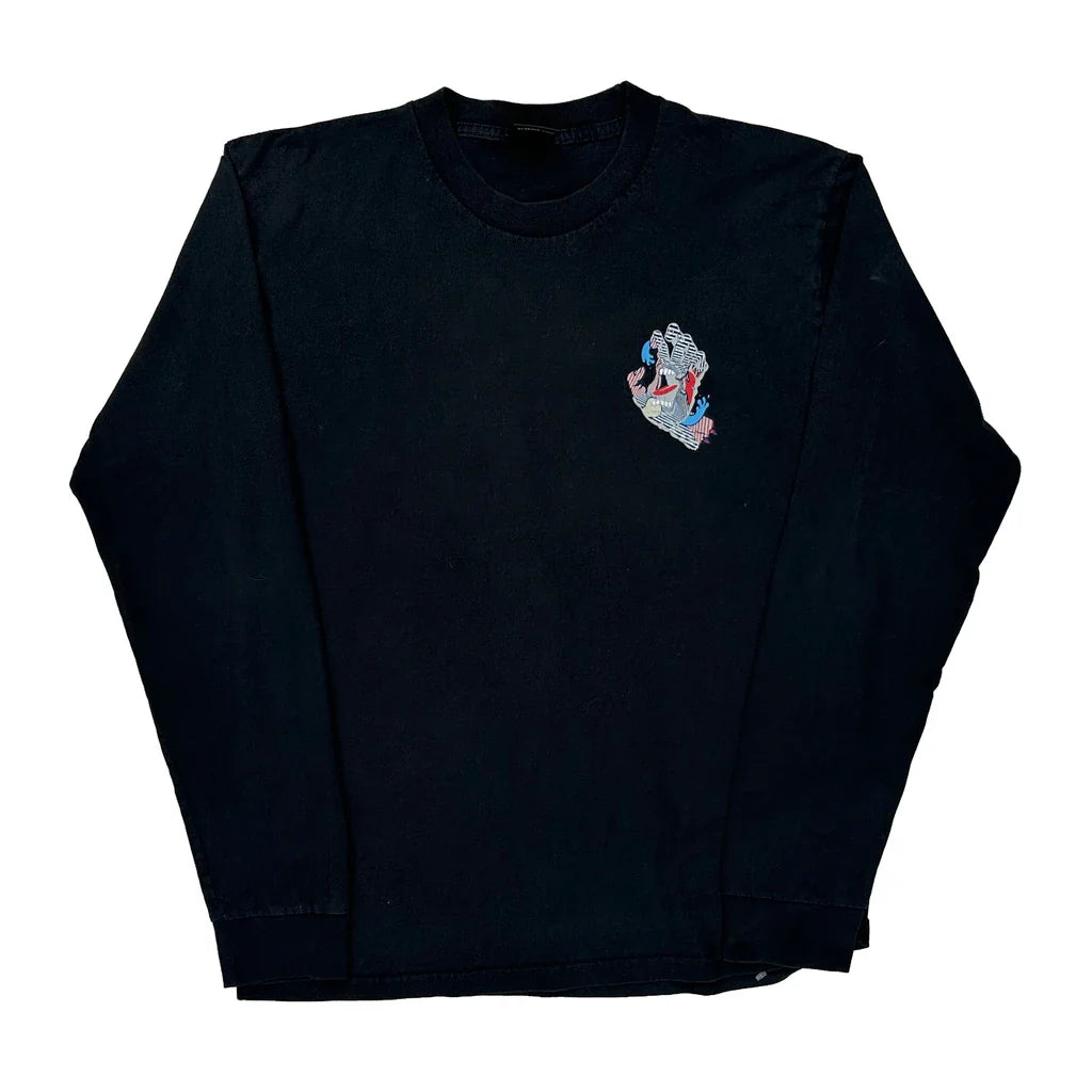 Buy Santa Cruz Long Sleeve T-Shirt - Small Black Cotton Refurbished - $60.29 Santa Cruz Long Sleeve T-Shirt - Small Black Cotton Refurbished - Thrifted (note: this is a term often used to describe second- refurbished available on Cerqular