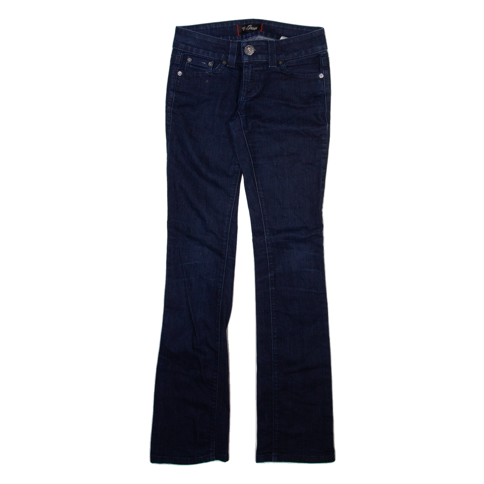GUESS Womens Jeans Blue Regular Bootcut W28 L32 Refurbished - N/A refurbished available on Cerqular
