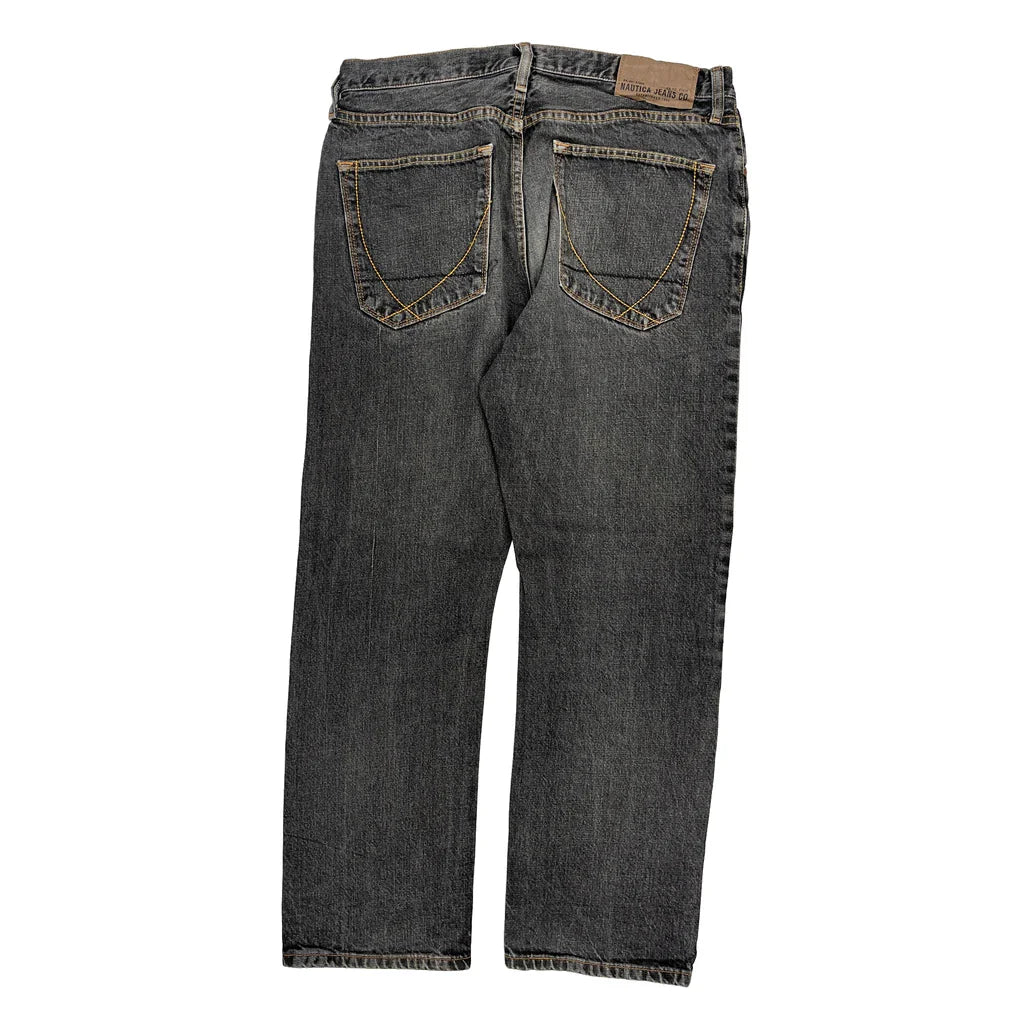 Buy Nautica Jeans - 34W 30L Grey Cotton Refurbished - $53.59 Nautica Jeans - 34W 30L Grey Cotton Refurbished - Thrifted (note: this is a term often used to describe second- refurbished available on Cerqular
