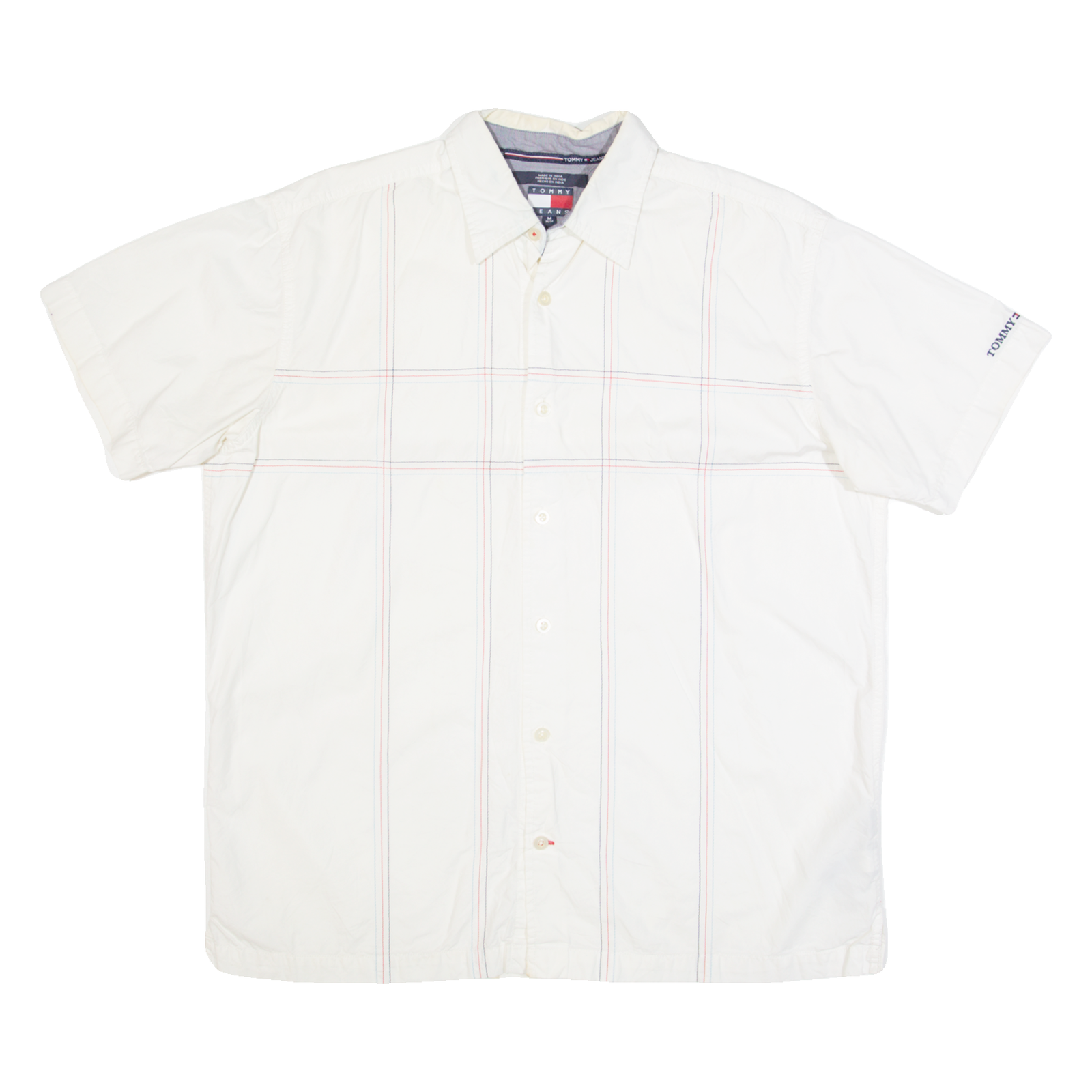 Buy TOMMY JEANS Mens Shirt White Check L Refurbished - $22.09 TOMMY JEANS Mens Shirt White Check L Refurbished - N/A refurbished available on Cerqular