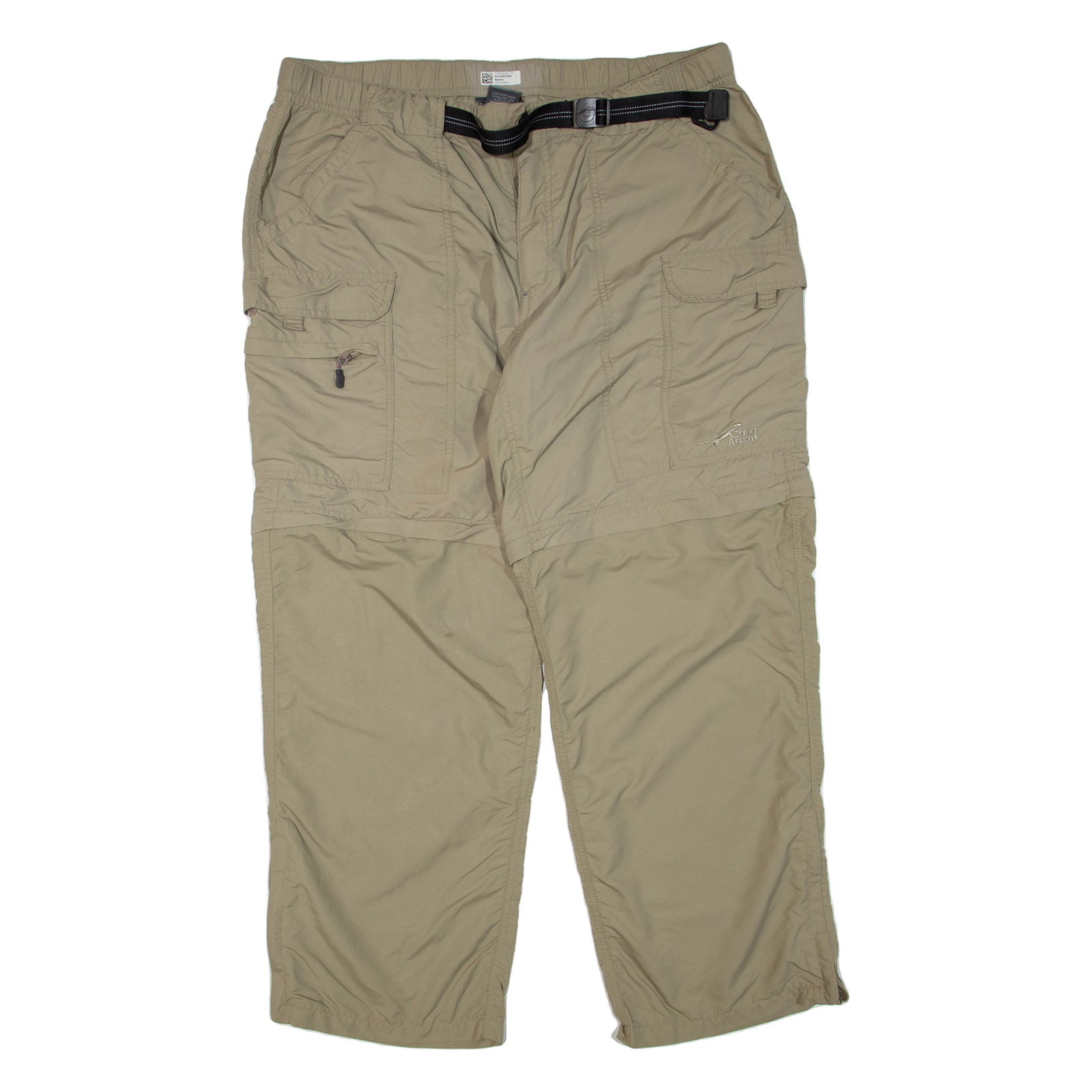 FIRST ASCENT Cargo Belted Mens Trousers Beige Regular Straight W36 L29 Refurbished - N/A refurbished available on Cerqular