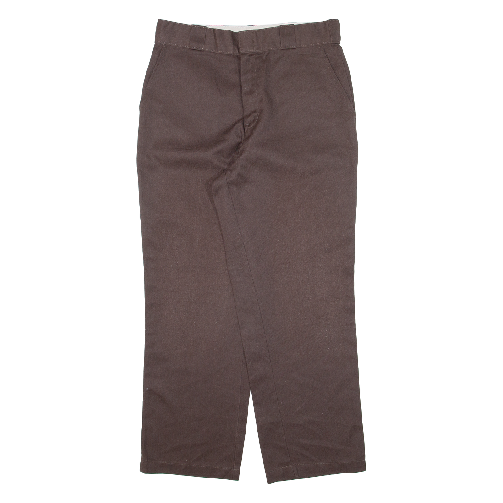 DICKIES X URBAN OUTFITTERS Womens Trousers Brown Regular Straight W30 L26 Refurbished - N/A refurbished available on Cerqular