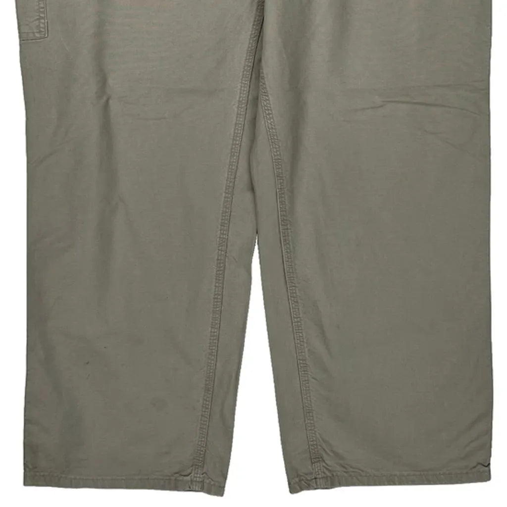 Carhartt Carpenter Trousers - 40W 30L Beige Cotton Refurbished - Thrifted (note: this is a term often used to describe second- refurbished available on Cerqular