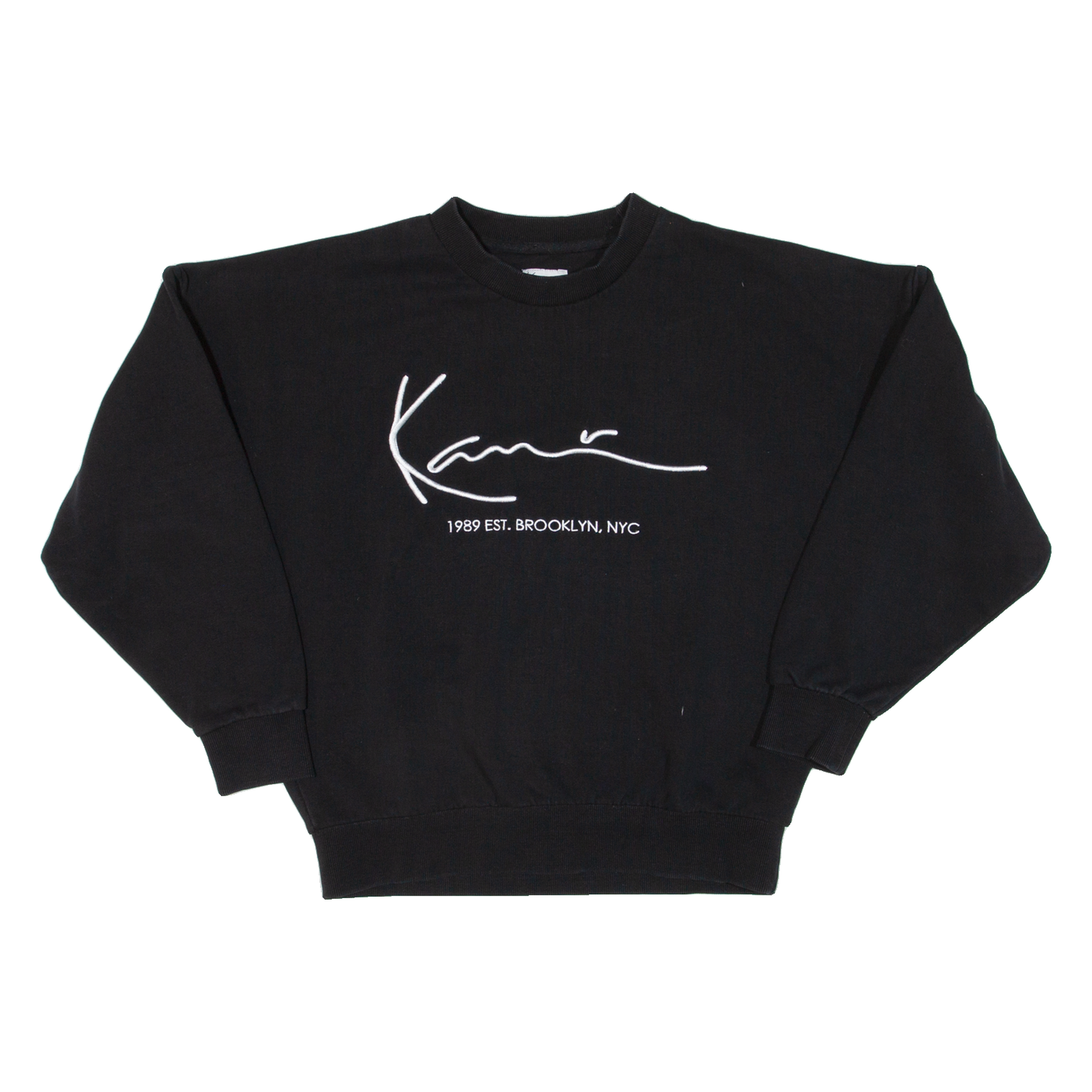 KARL KANI Womens Sweatshirt Black S Refurbished - N/A refurbished available on Cerqular