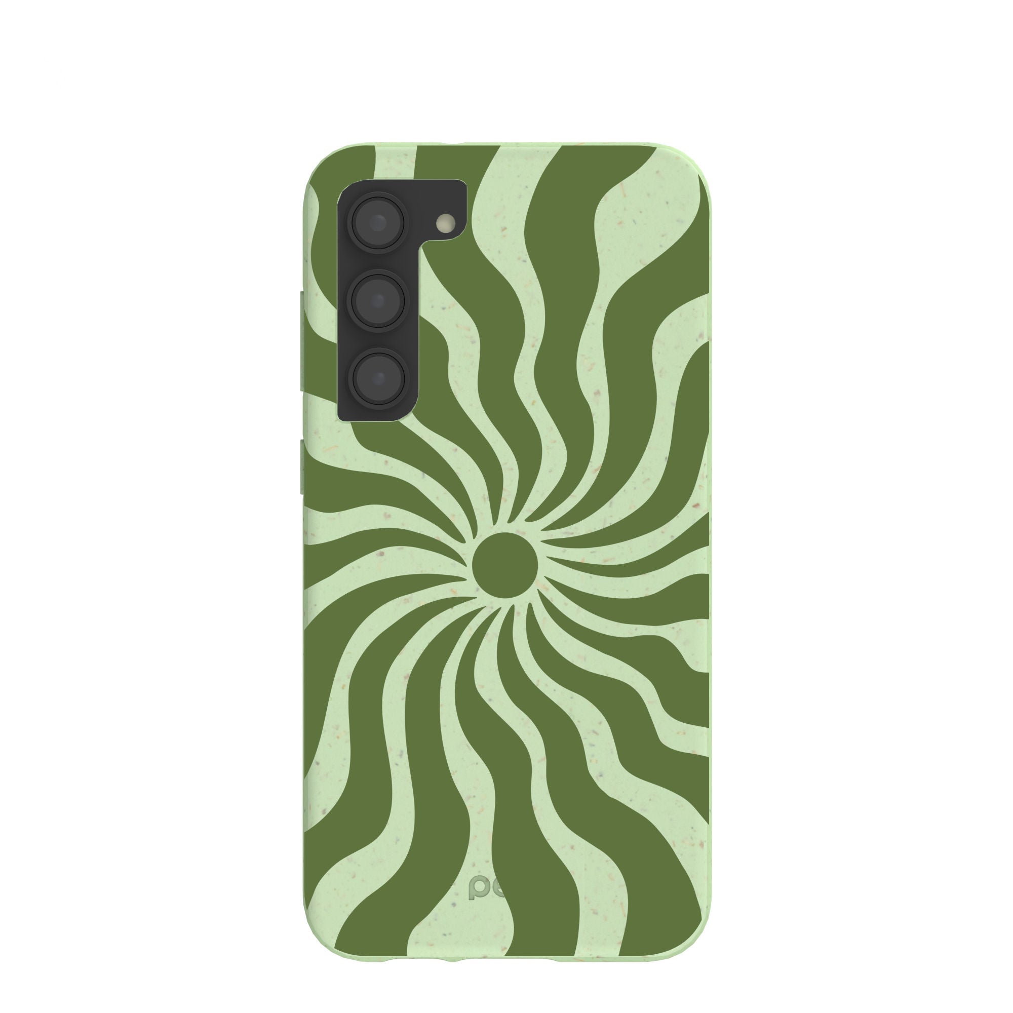 Sage Green Watermelon Time Warp Samsung Galaxy S23+(Plus) Case Refurbished - Pela Case refurbished available on Cerqular