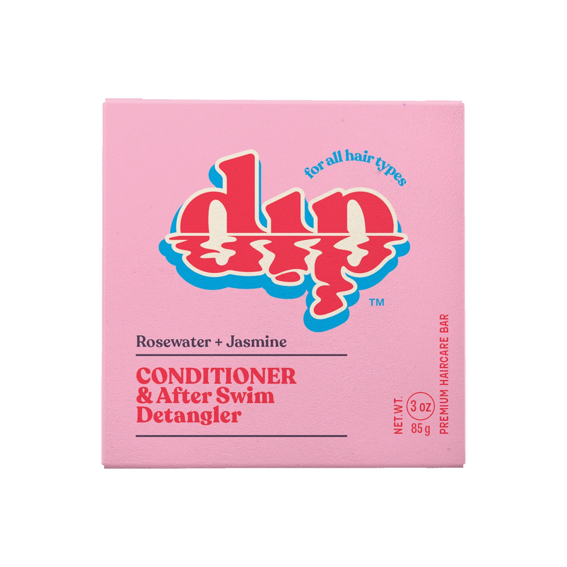 Conditioner Bar & After Swim Detangler - Rosewater & Jasmine | Size: 3 oz | Fragrance: Rosewater & Jasmine Refurbished - Dip Sustainable Hair Care refurbished available on Cerqular