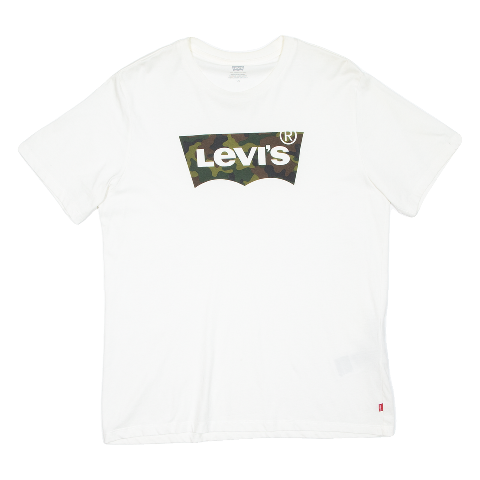 LEVI'S Mens T-Shirt White L Refurbished - N/A refurbished available on Cerqular