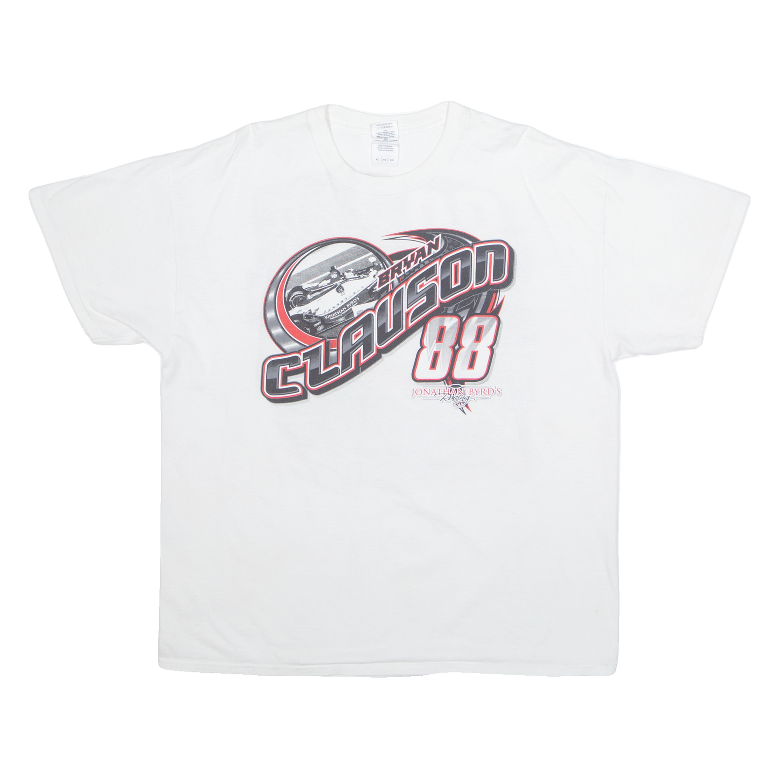 GILDAN Bryan Clauson 88 Mens T-Shirt White XL Refurbished - N/A refurbished available on Cerqular