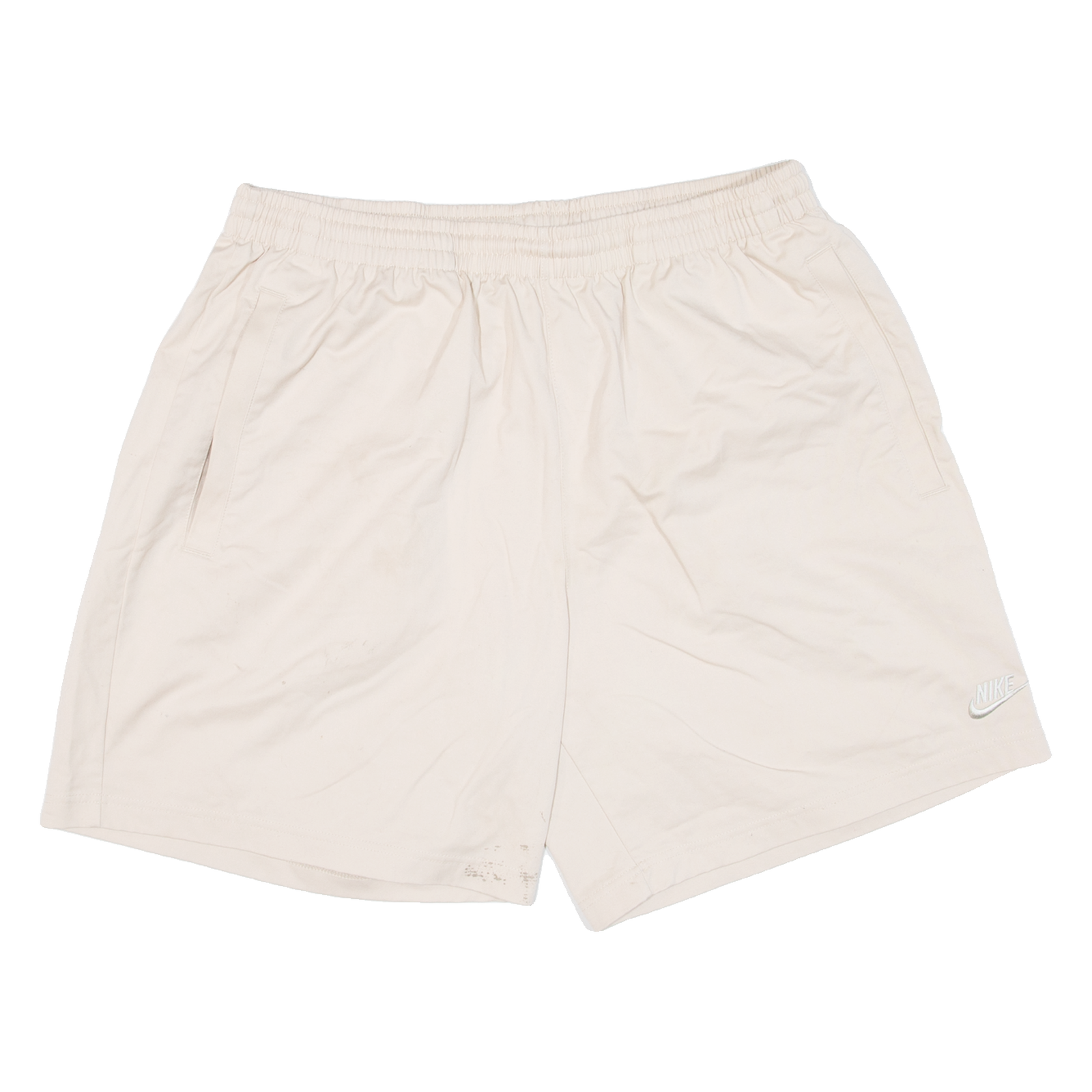 NIKE Mens Sports Shorts Beige Relaxed 2XL W34 Refurbished - N/A refurbished available on Cerqular