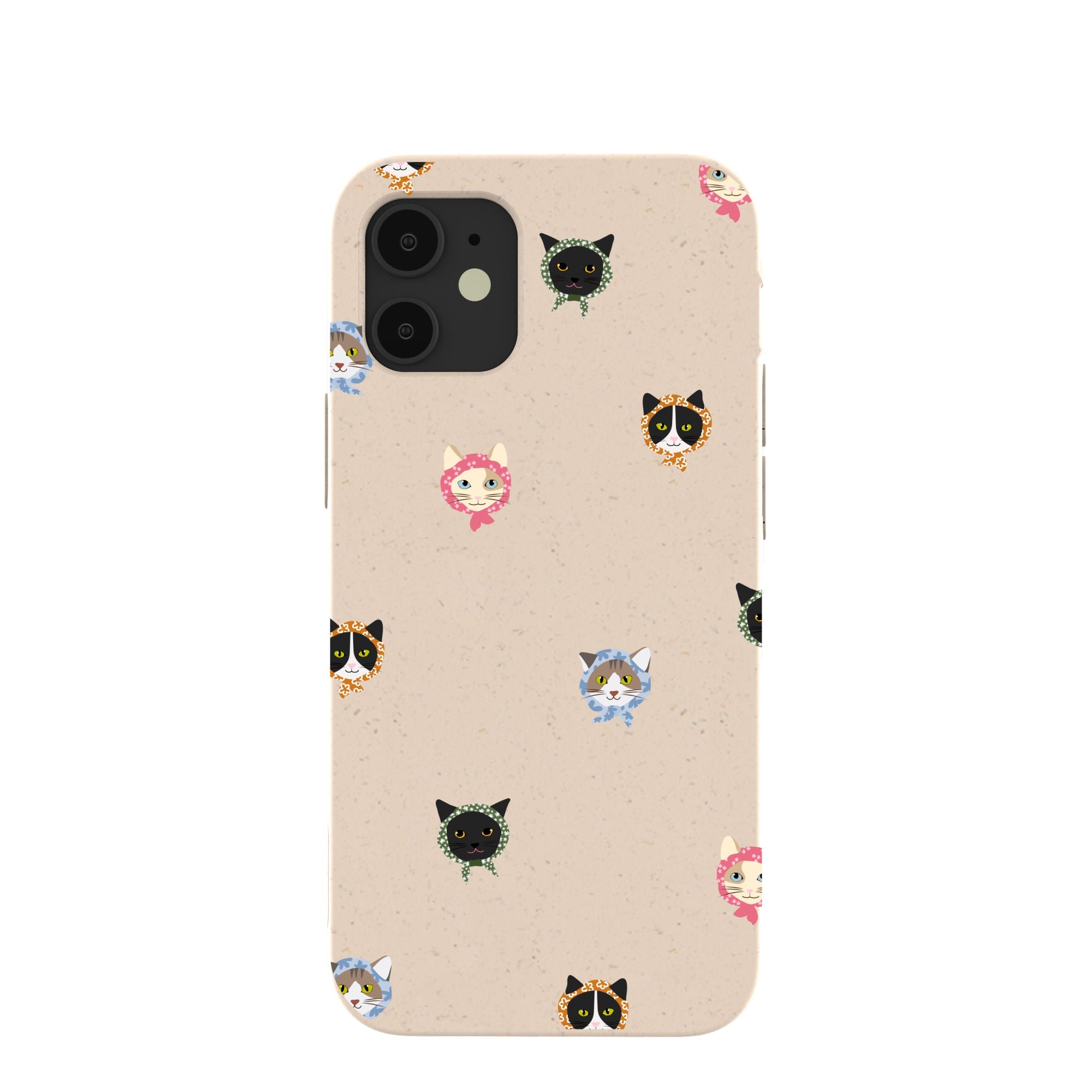 Seashell Cat Couture iPhone 12 Mini Case Refurbished - Pela Case refurbished available on Cerqular