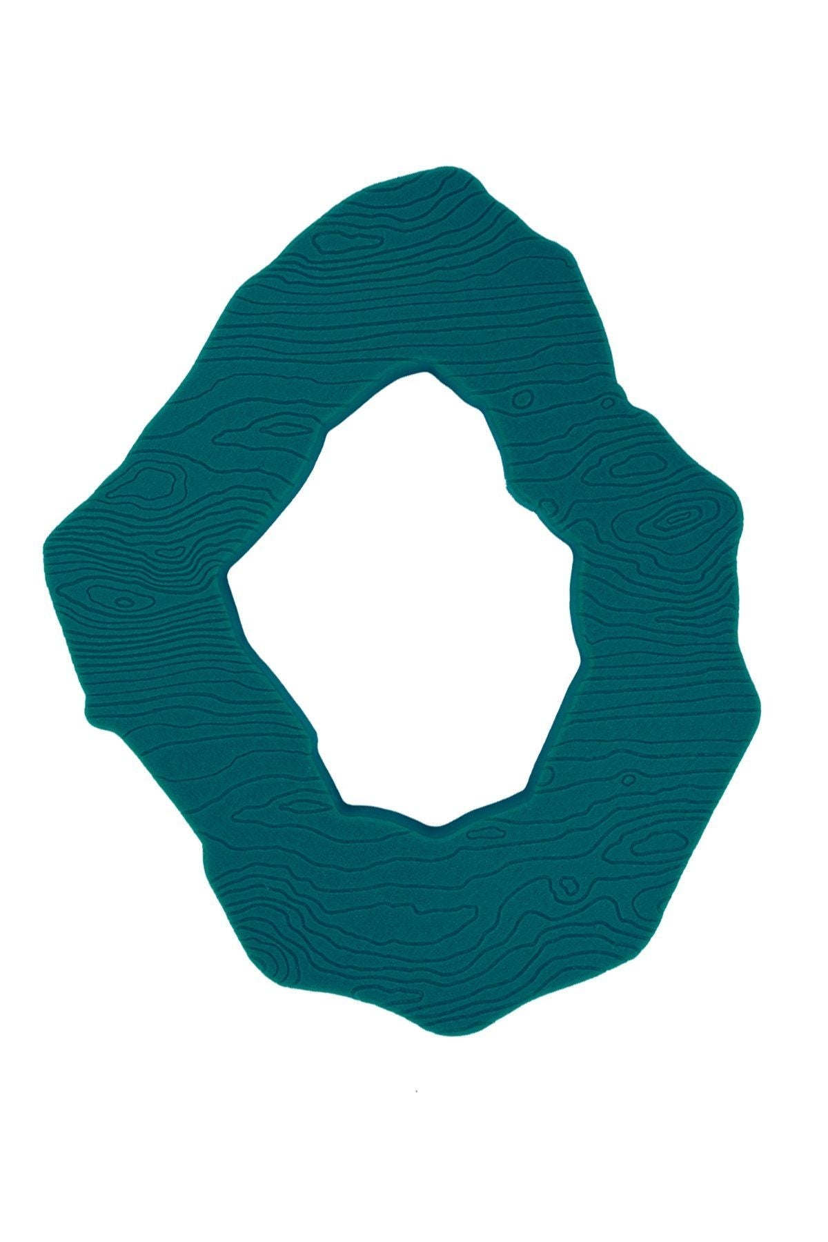 3D Printed Concentric Bangle in Dark Green | Size: S Refurbished - N/A (Note: There is no well-known brand by this name refurbished available on Cerqular