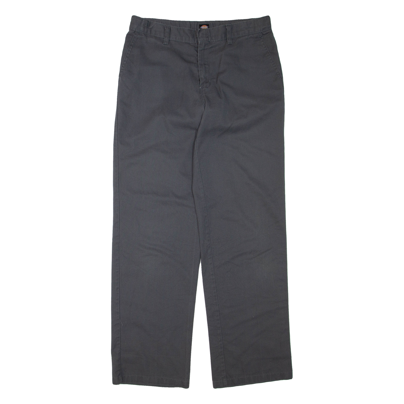 DICKIES Mens Trousers Grey Regular Straight W30 L30 Refurbished - N/A refurbished available on Cerqular