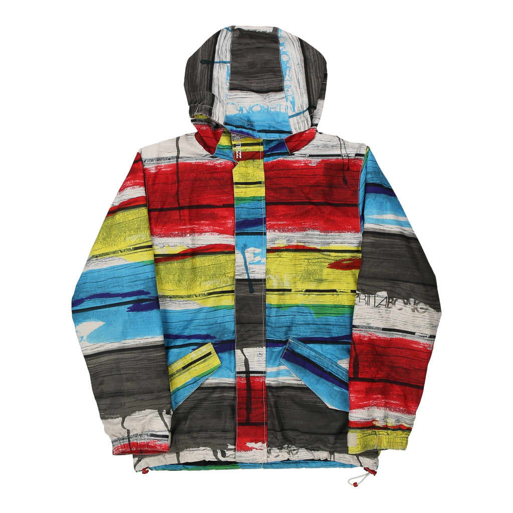 Age 12-14 Billabong Jacket - Large Multicoloured Nylon Blend Refurbished - Thrifted (note: this is a term often used to describe second- refurbished available on Cerqular