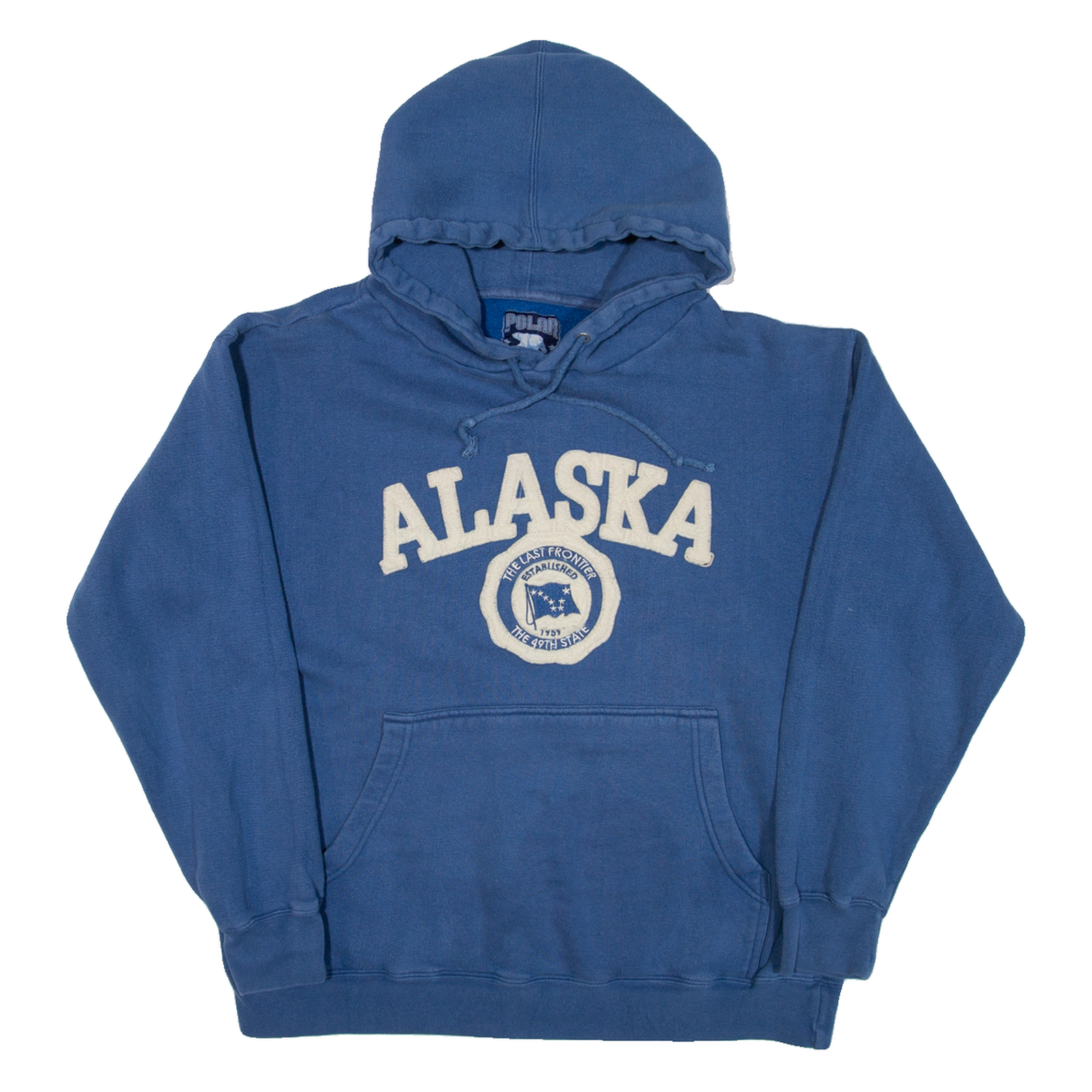 POLAR Los Gatos Football Mens Blue Hoodie USA L Refurbished - N/A refurbished available on Cerqular