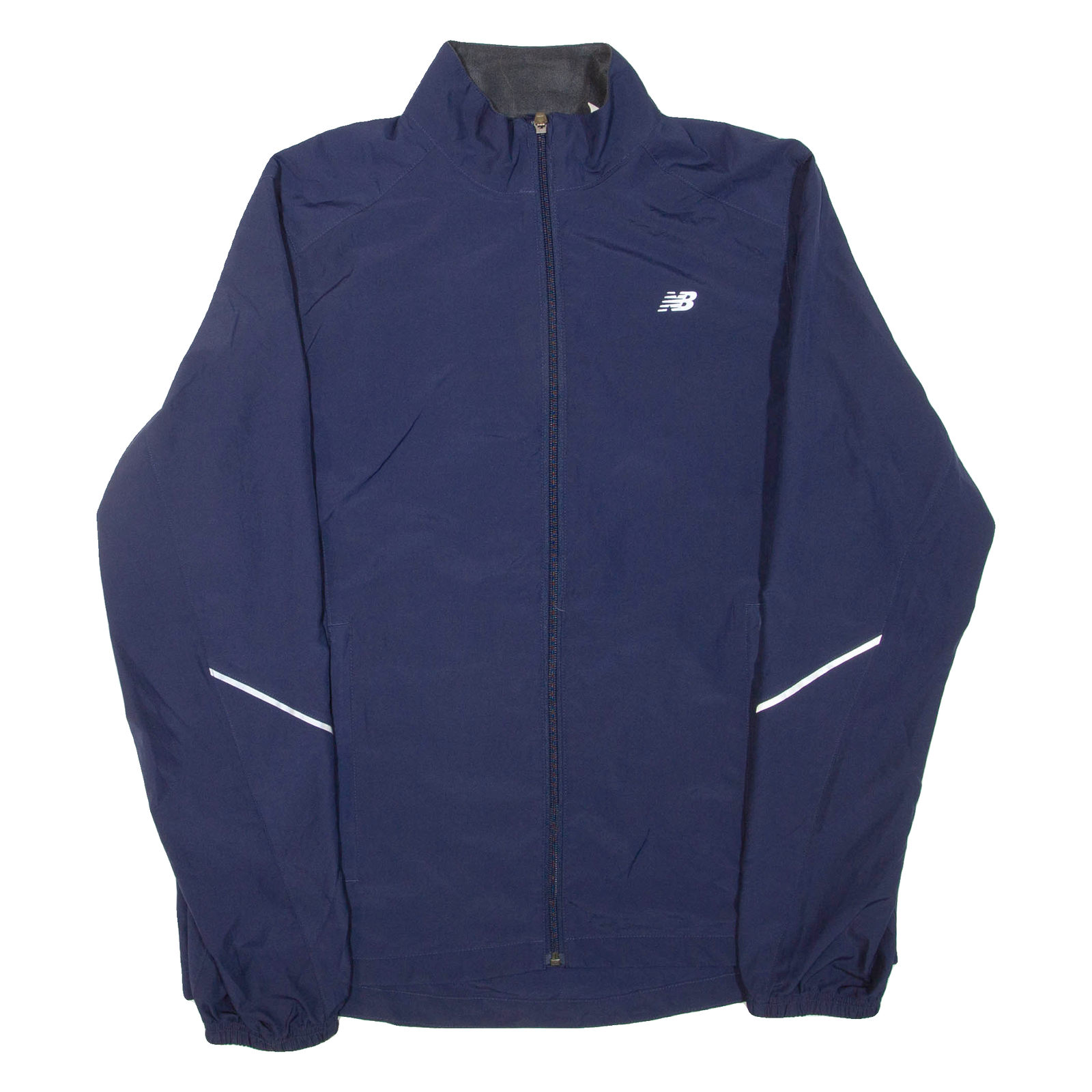 NEW BALANCE Mens Track Jacket Blue L Refurbished - N/A refurbished available on Cerqular