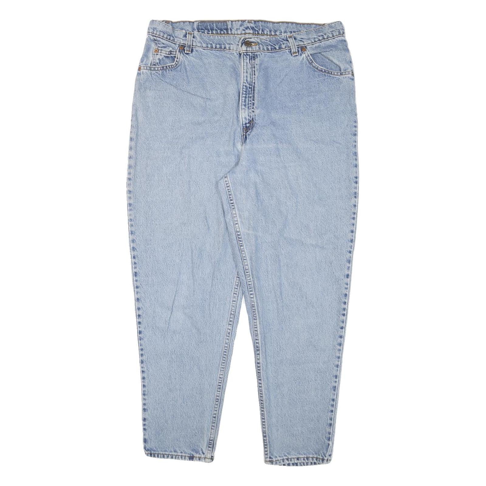 LEVI'S Womens Jeans Blue Slim Straight Denim Light W36 L27 Classic Cotton Blend Refurbished - N/A refurbished available on Cerqular