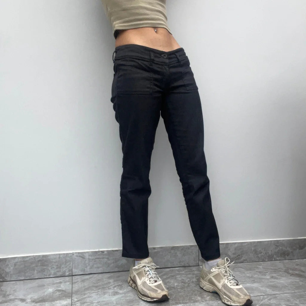 Buy Diadora Jeans - 29W UK 6 Black Cotton Refurbished - $17.27 Diadora Jeans - 29W UK 6 Black Cotton Refurbished - Thrifted (note: this is a term often used to describe second- refurbished available on Cerqular