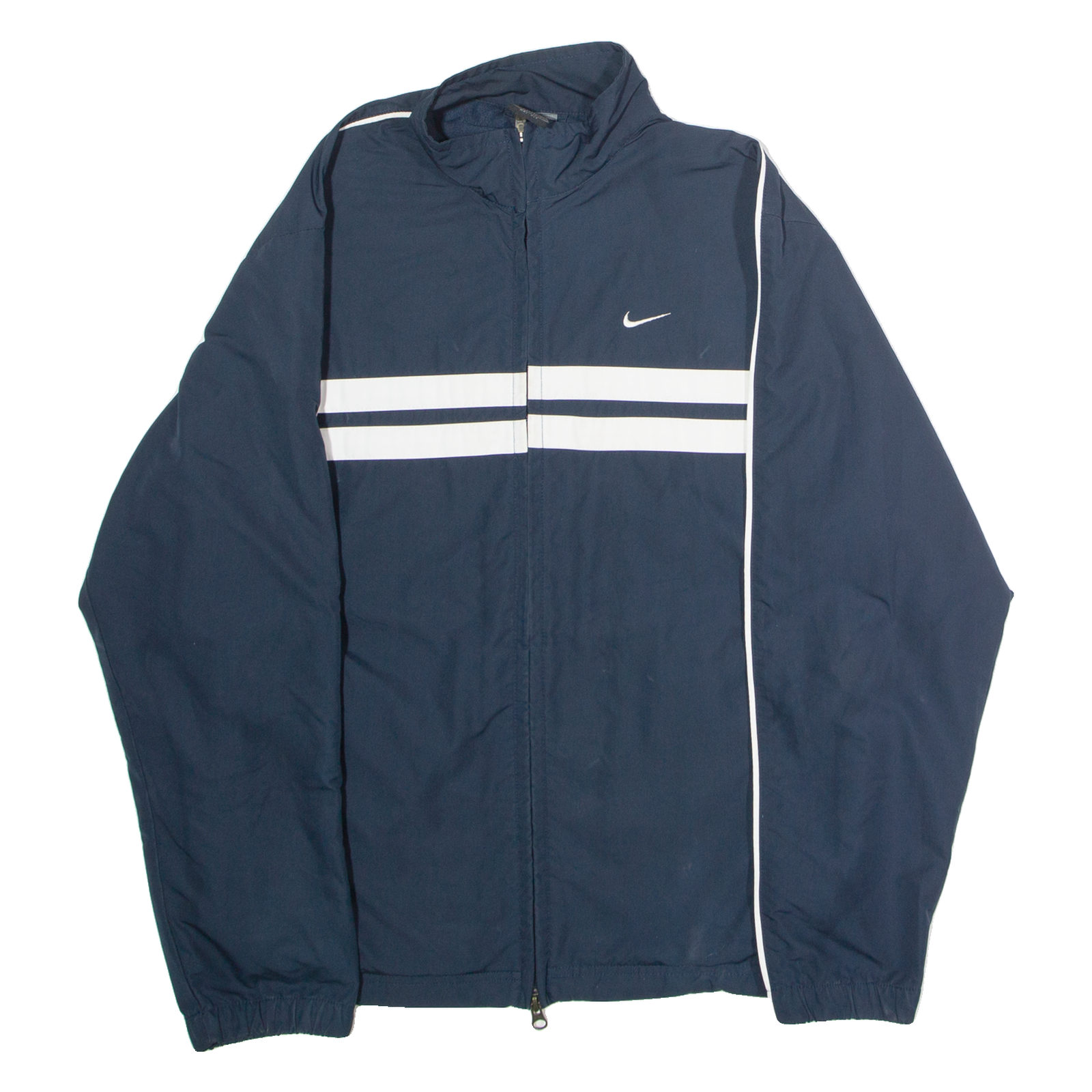 NIKE Mens Track Jacket Blue Striped S Refurbished - N/A refurbished available on Cerqular