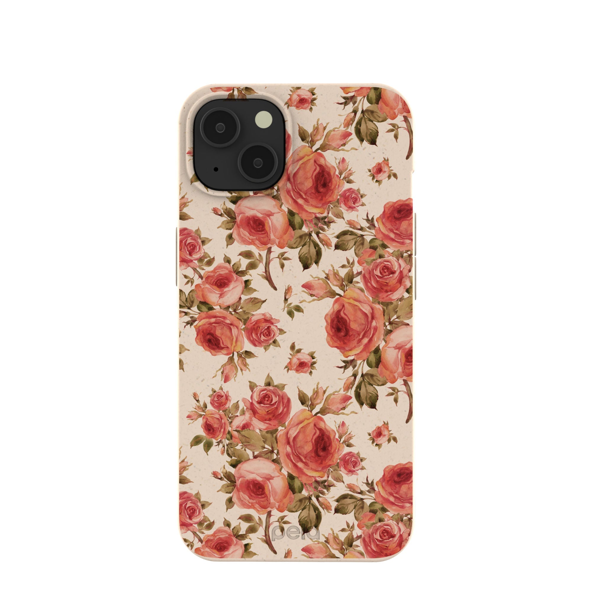 Seashell Rose Garden iPhone 13 Case Refurbished - Pela Case refurbished available on Cerqular