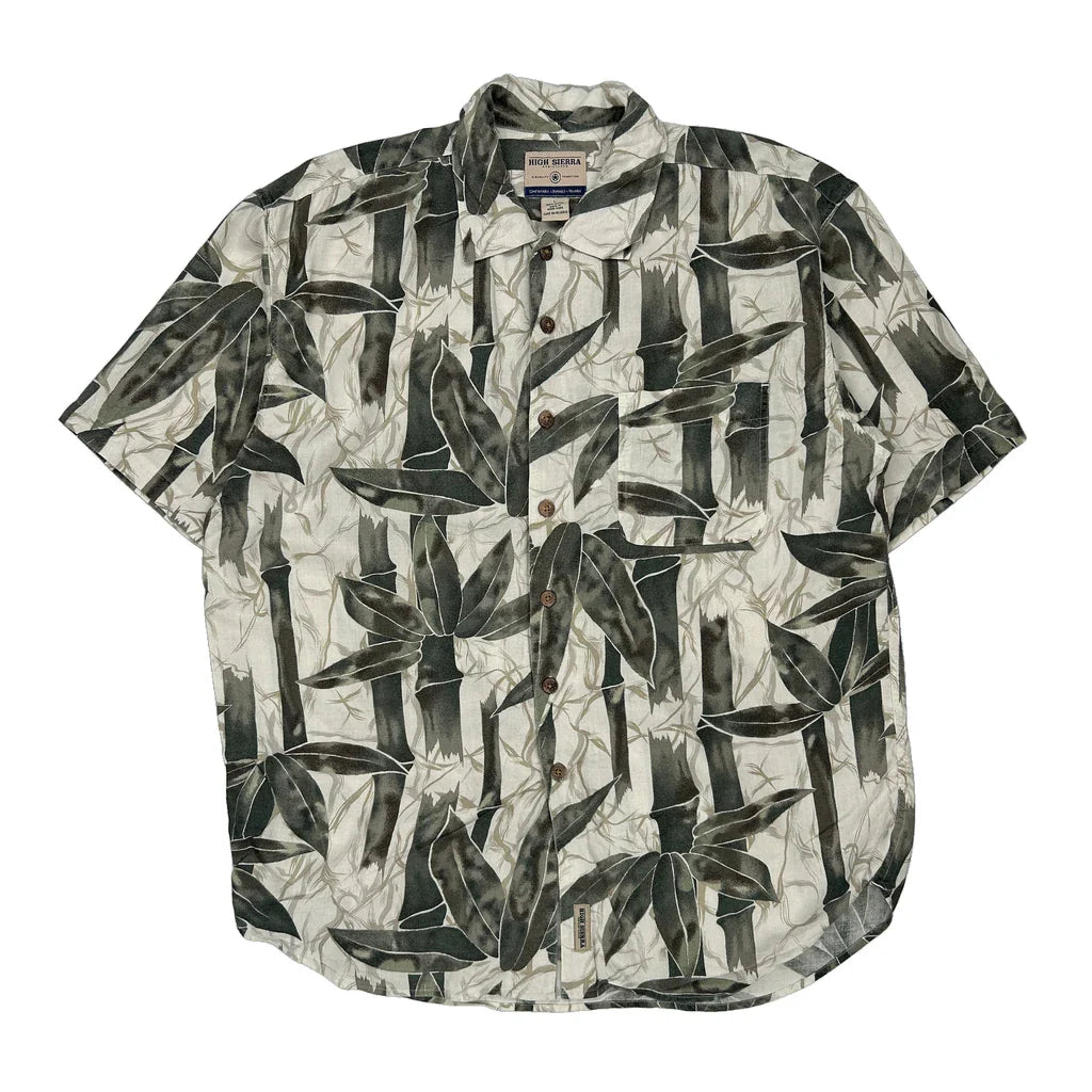 High Sierra Hawaiian Shirt - Large Multicoloured Viscose Refurbished - Thrifted (note: this is a term often used to describe second- refurbished available on Cerqular