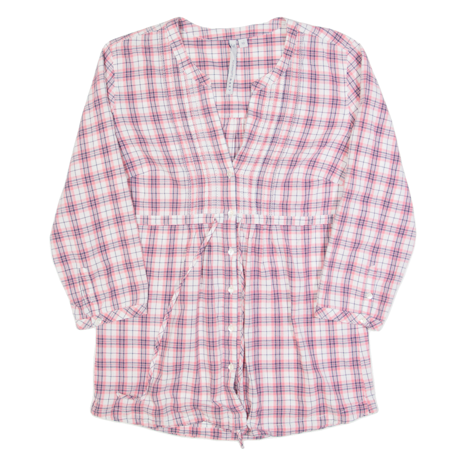 Buy CREW CLOTHING Womens Printed Shirt Pink V-Neck Long Sleeve Check UK 10 Refurbished - $18.19 CREW CLOTHING Womens Printed Shirt Pink V-Neck Long Sleeve Check UK 10 Refurbished - N/A refurbished available on Cerqular