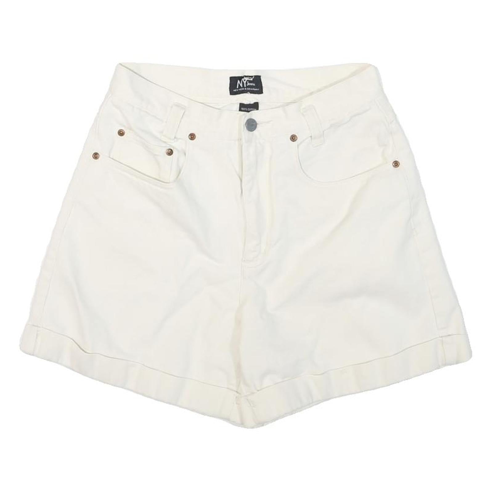 Buy NY JEANS Womens Shorts White Casual Cotton Blend M W28 Pocketed Comfort Refurbished - $18.19 NY JEANS Womens Shorts White Casual Cotton Blend M W28 Pocketed Comfort Refurbished - N/A refurbished available on Cerqular