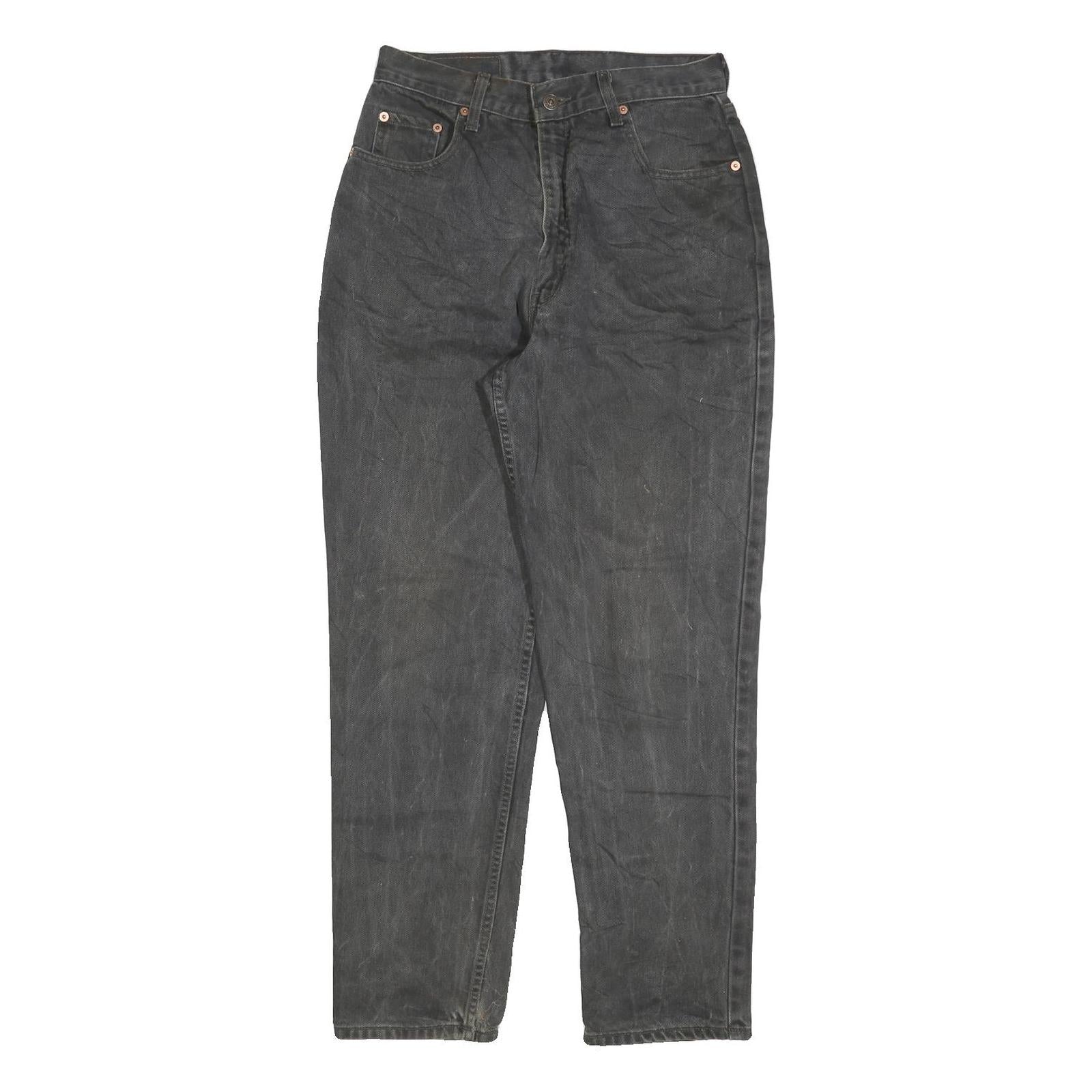 LEVI'S 881 02 Mens Jeans Black Slim Straight Denim Medium W28 L30 Vintage Style Refurbished - N/A refurbished available on Cerqular