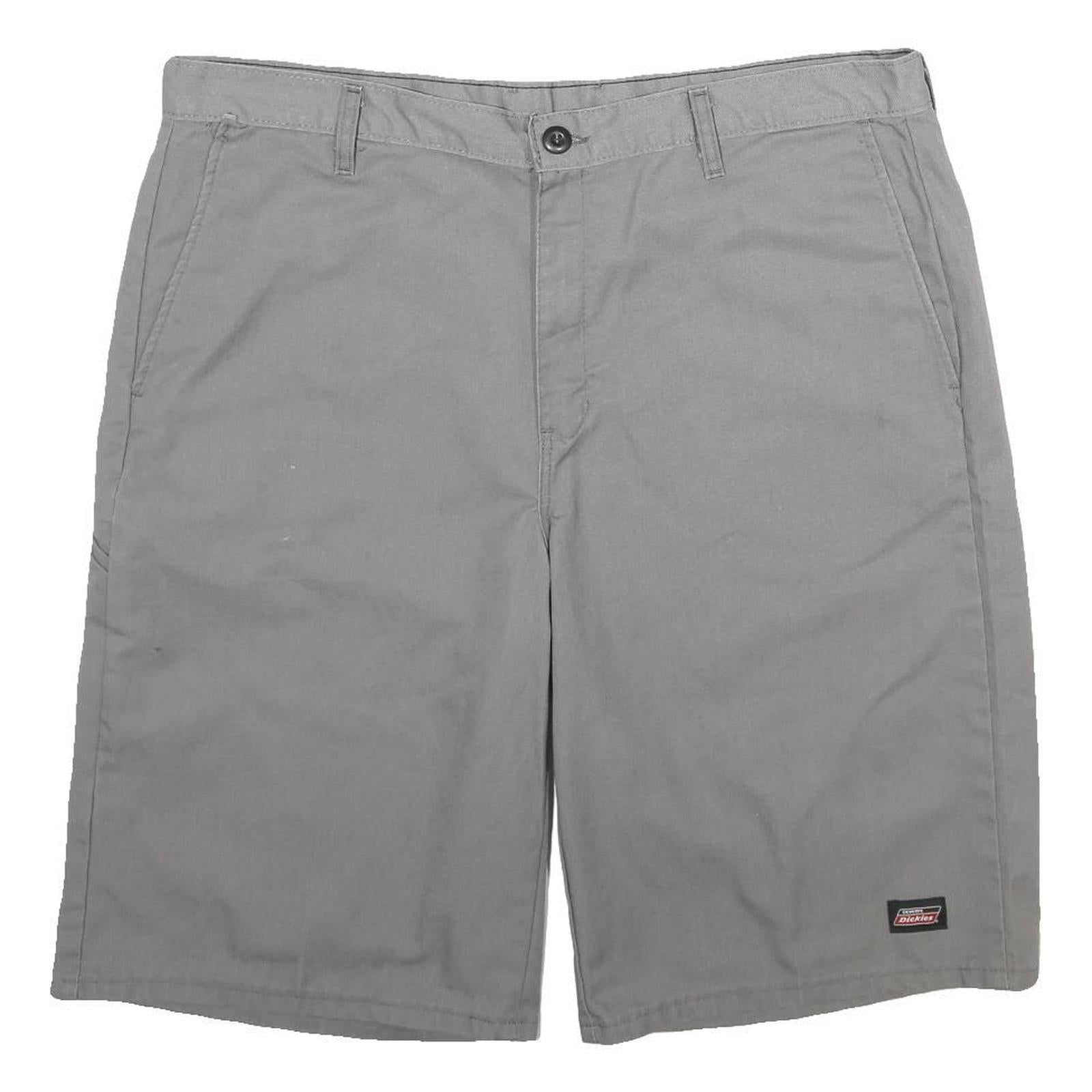 DICKIES Mens Shorts Grey Casual Plain XL W38 Workwear Relaxed Fit Refurbished - N/A refurbished available on Cerqular