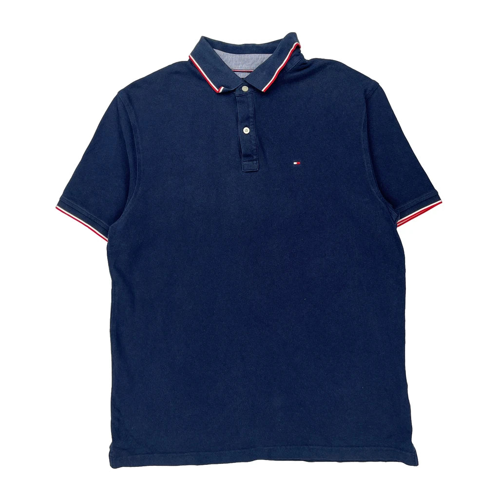Buy Tommy Hilfiger Polo Shirt - XL Blue Cotton Refurbished - $26.79 Tommy Hilfiger Polo Shirt - XL Blue Cotton Refurbished - Thrifted (note: this is a term often used to describe second- refurbished available on Cerqular
