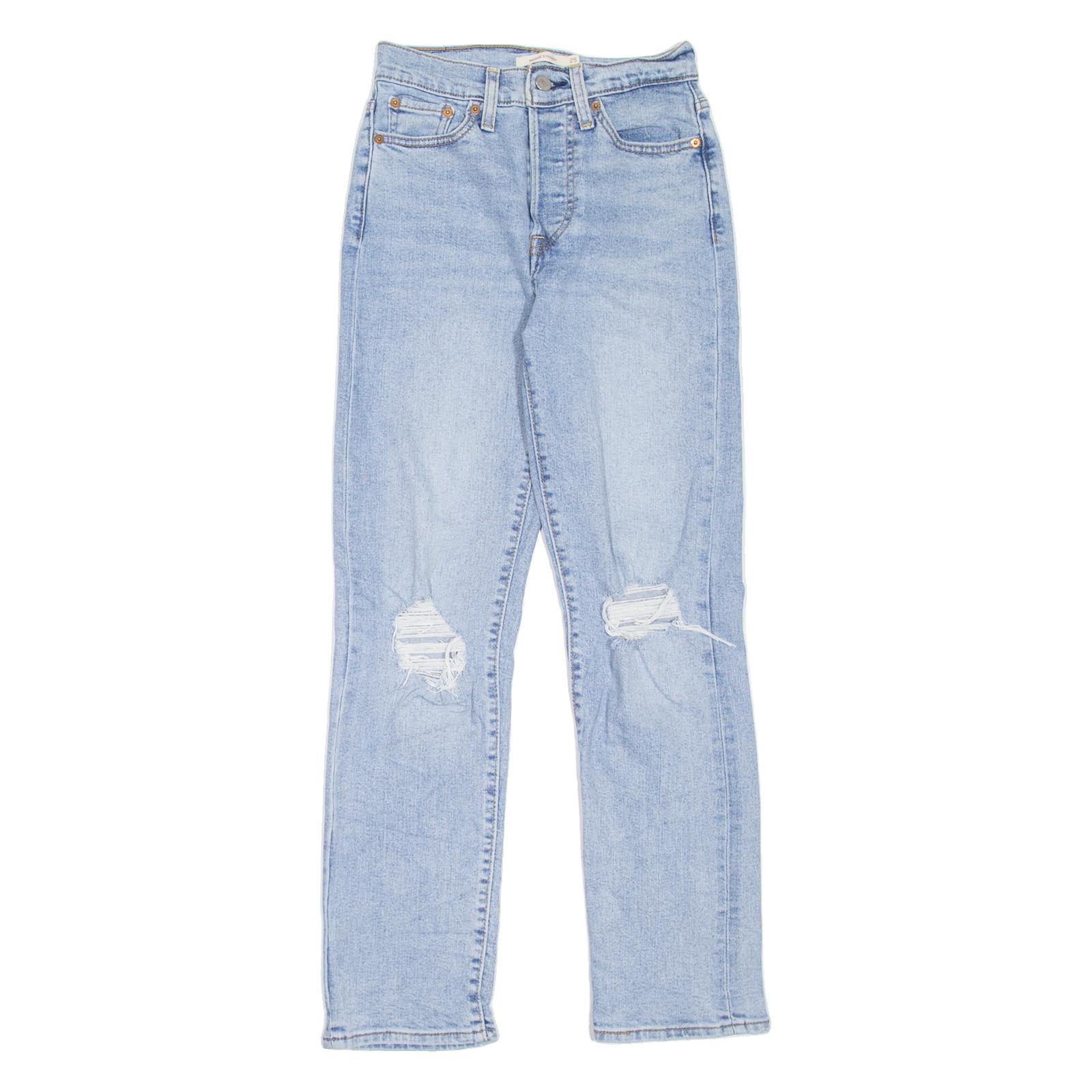 Buy LEVI'S Wedgie Distressed Womens Jeans Blue Regular Straight Stone Wash W25 L28 Refurbished - $29.89 LEVI'S Wedgie Distressed Womens Jeans Blue Regular Straight Stone Wash W25 L28 Refurbished - N/A refurbished available on Cerqular