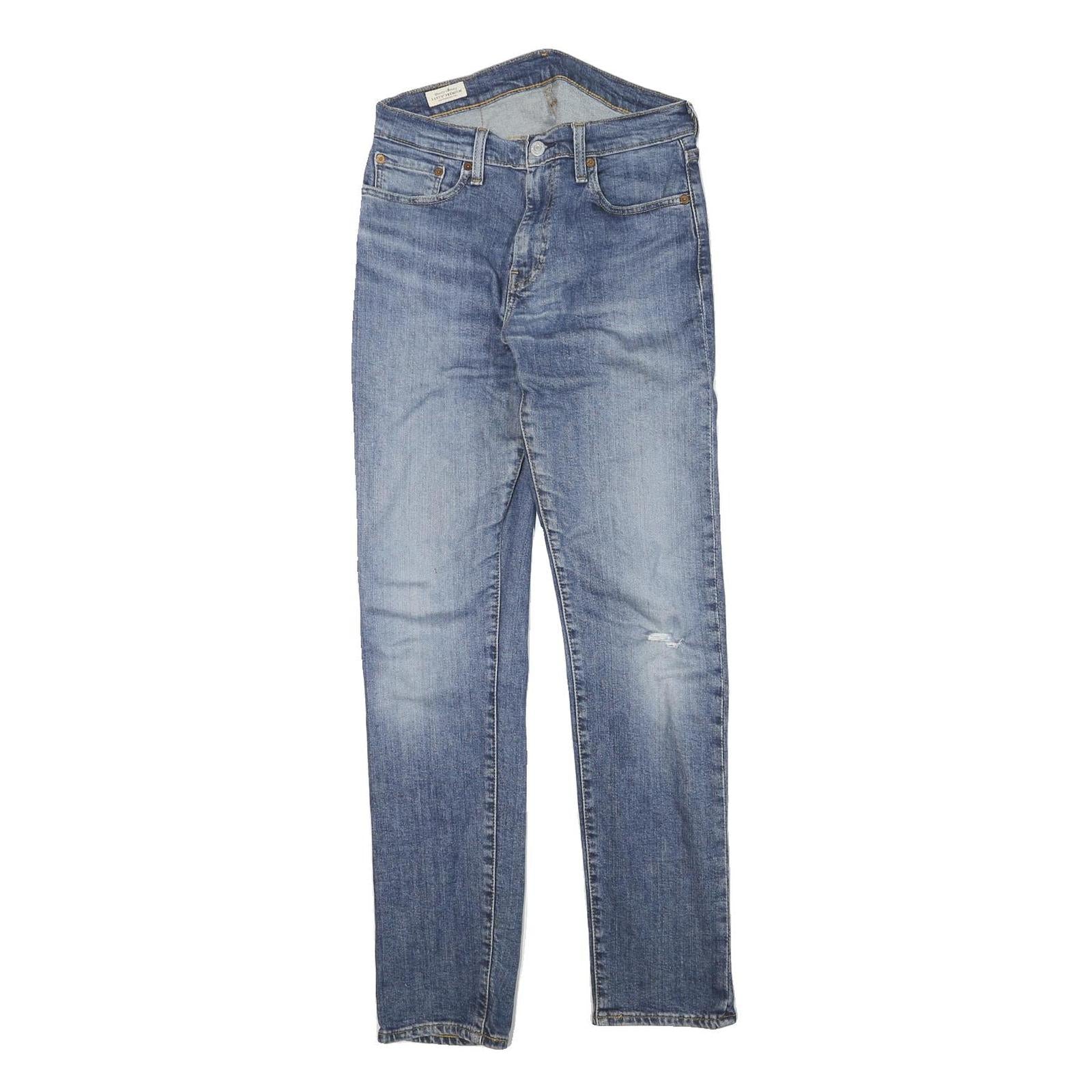 LEVI'S Mens Slim Blue Denim Light W28 L31 Zip Jeans Classic Fit Casual Refurbished - N/A refurbished available on Cerqular