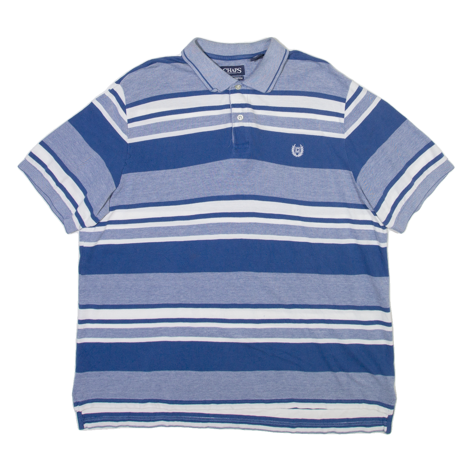 Buy CHAPS Mens Polo Shirt Blue Striped XL Refurbished - $25.99 CHAPS Mens Polo Shirt Blue Striped XL Refurbished - N/A refurbished available on Cerqular
