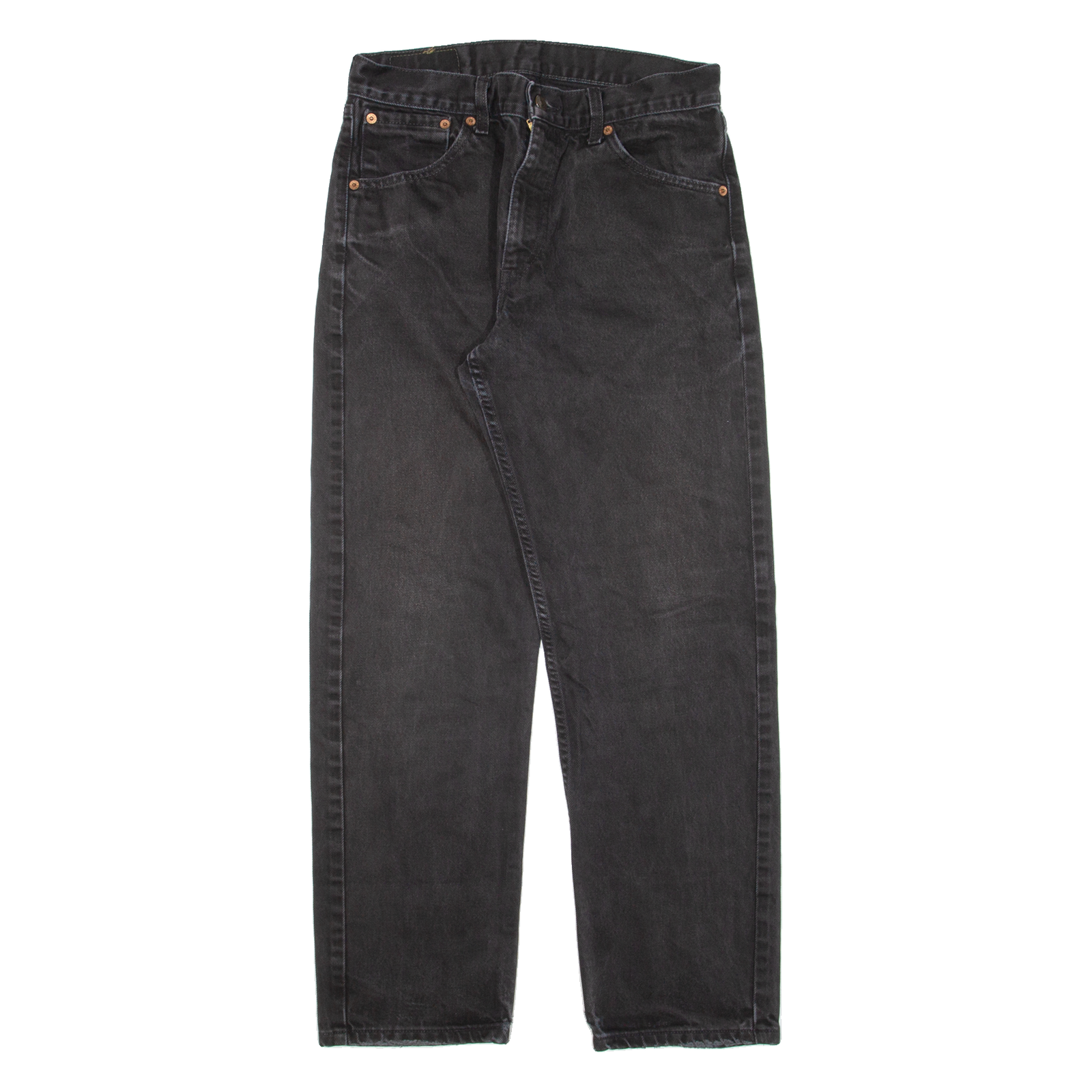 LEVI'S 521 02 Mens Jeans Black Regular Straight W28 L26 Refurbished - N/A refurbished available on Cerqular