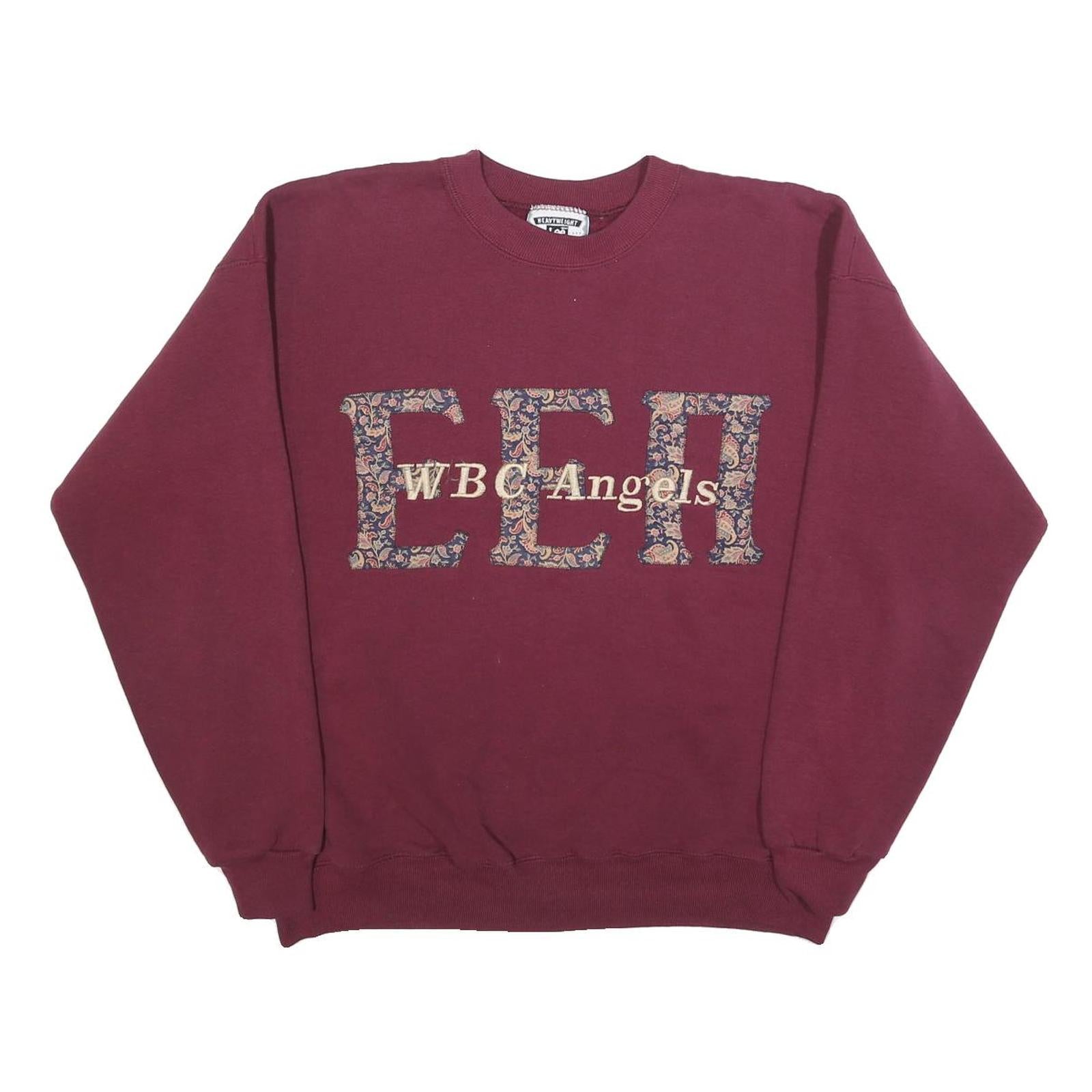 Buy LEE Womens Maroon Paisley WBC Angels Crew Neck L Sweatshirt Pullover Cotton Refurbished - $31.19 LEE Womens Maroon Paisley WBC Angels Crew Neck L Sweatshirt Pullover Cotton Refurbished - N/A refurbished available on Cerqular