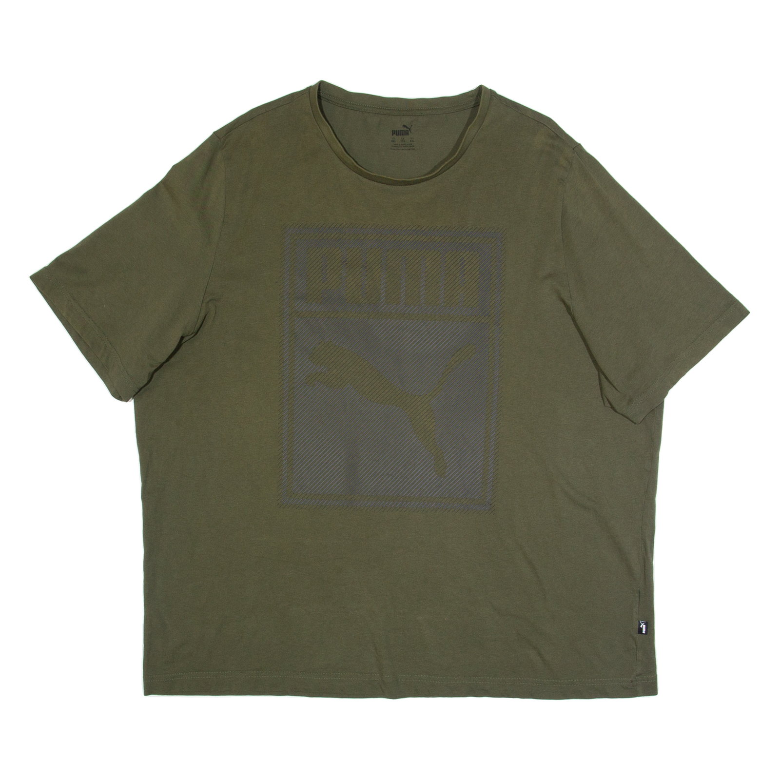 PUMA Mens T-Shirt Green 2XL Refurbished - N/A refurbished available on Cerqular