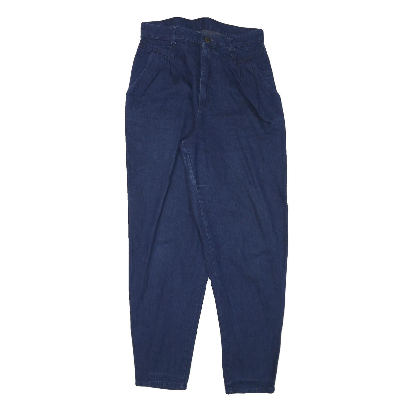 Womens Relaxed Blue Denim Jeans Cotton Blend Zip W28 L31 Casual Everyday Wear Refurbished - N/A refurbished available on Cerqular
