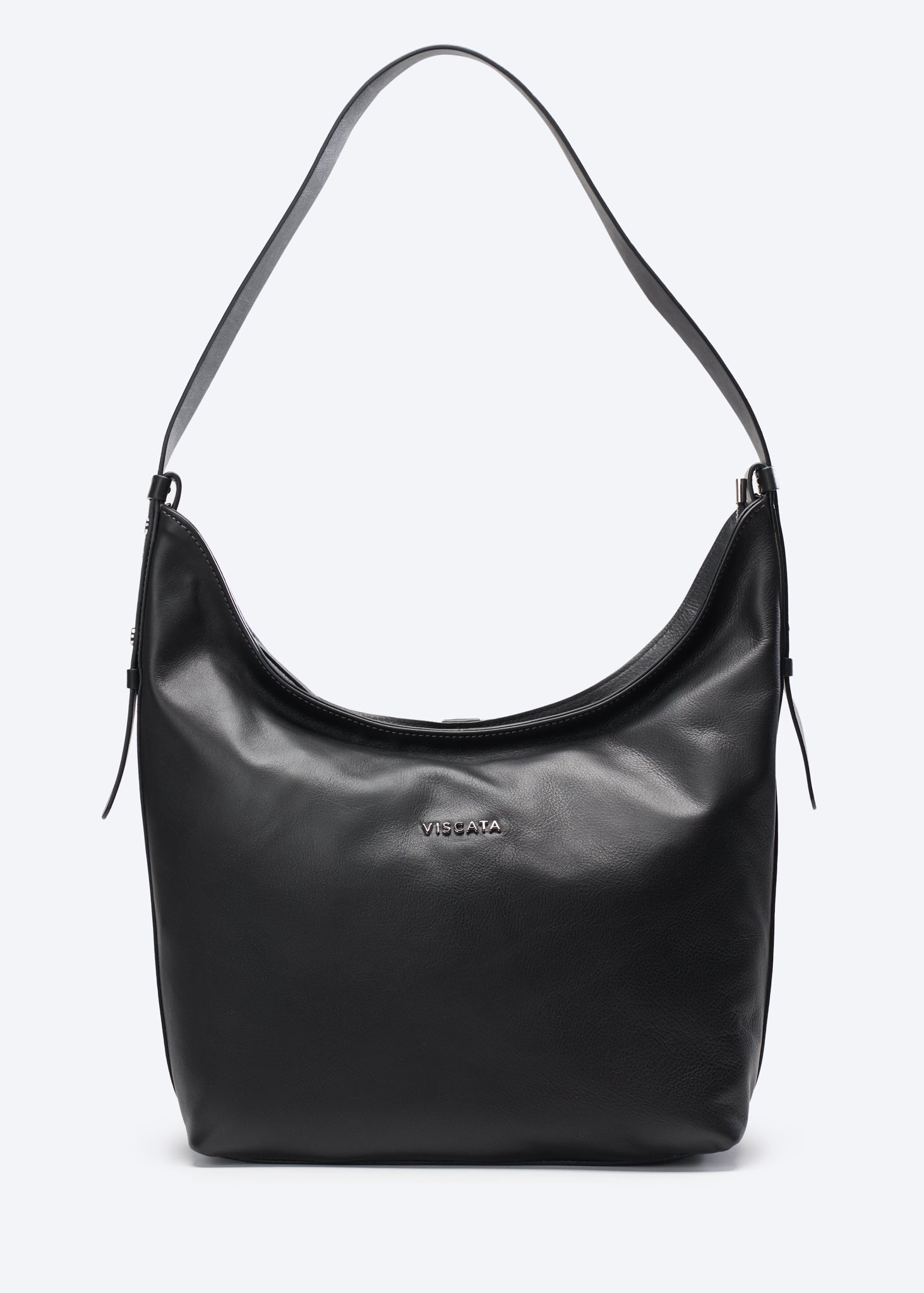 Cyprien Leather Crossed Body Handbag | Color: Black Refurbished - N/A refurbished available on Cerqular