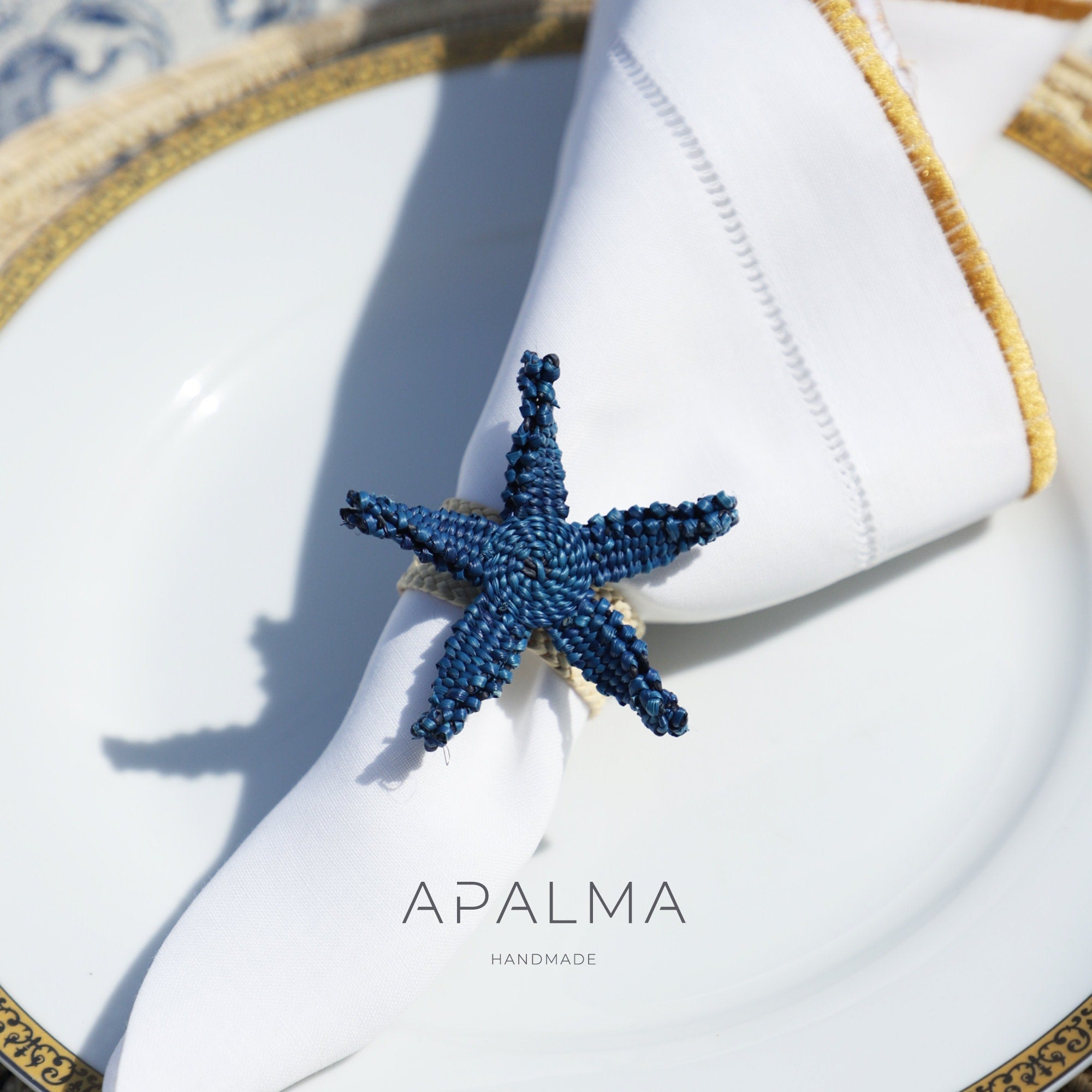 Buy Starfish Napkin Ring - Sold by Set | Packaging: Pack of 4 Refurbished - $48.00 Starfish Napkin Ring - Sold by Set | Packaging: Pack of 4 Refurbished - Apalma Handmade refurbished available on Cerqular