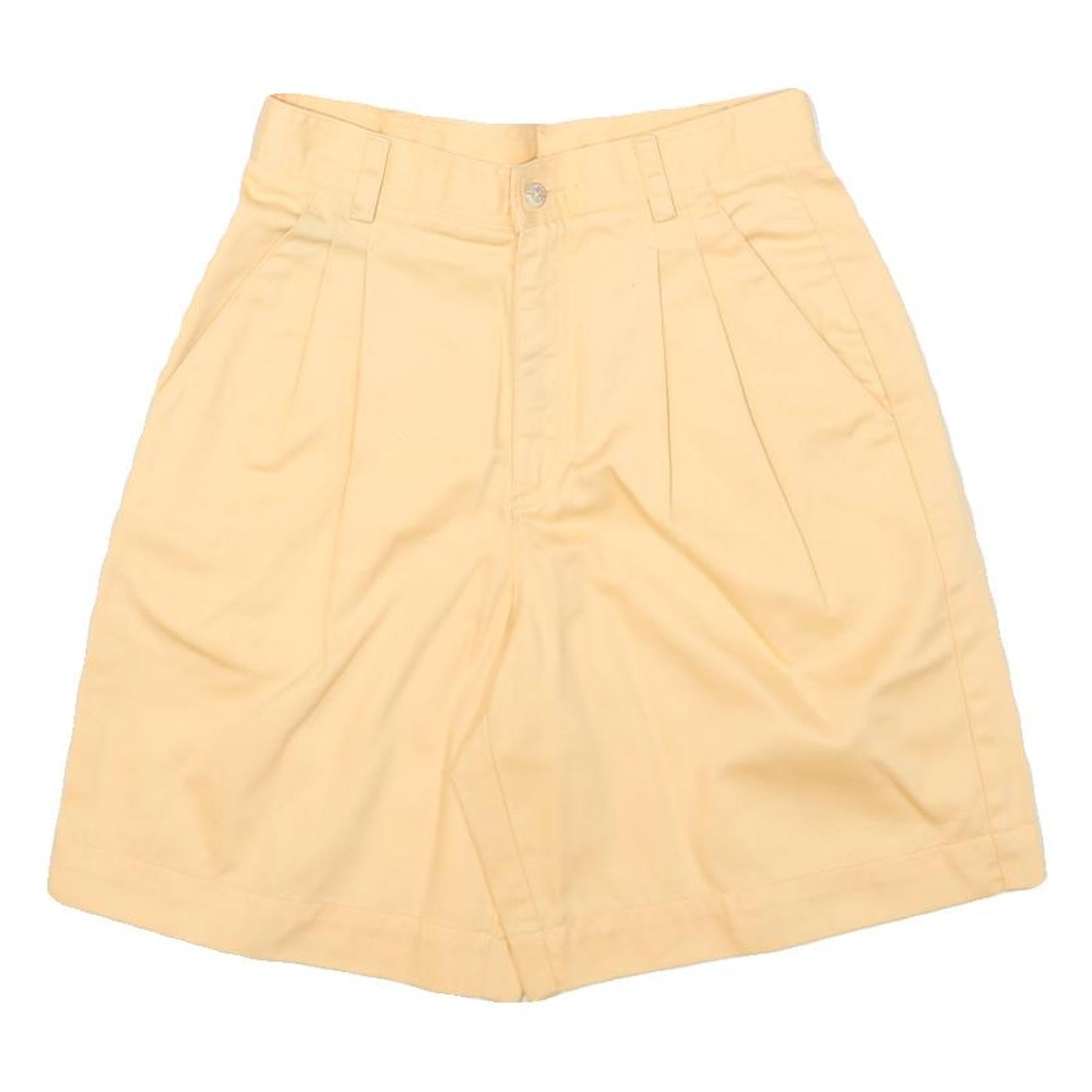 LIZ CLAIBORNE Womens Yellow Casual Shorts M W26 Cotton Blend Relaxed Fit Refurbished - N/A refurbished available on Cerqular